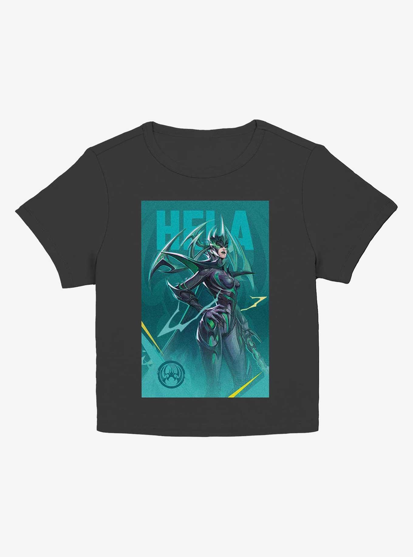 Marvel Rivals Hela Pose Junior Baby Tee, BLACK, hi-res