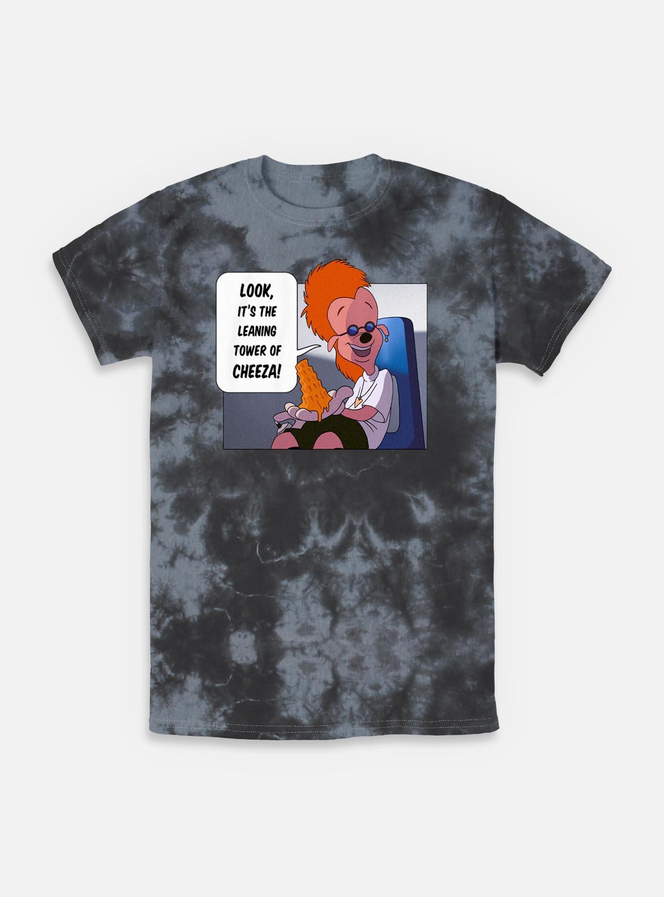 Disney Goofy Tower Of Cheeza Tie-Dye T-Shirt, BLKCHAR, hi-res