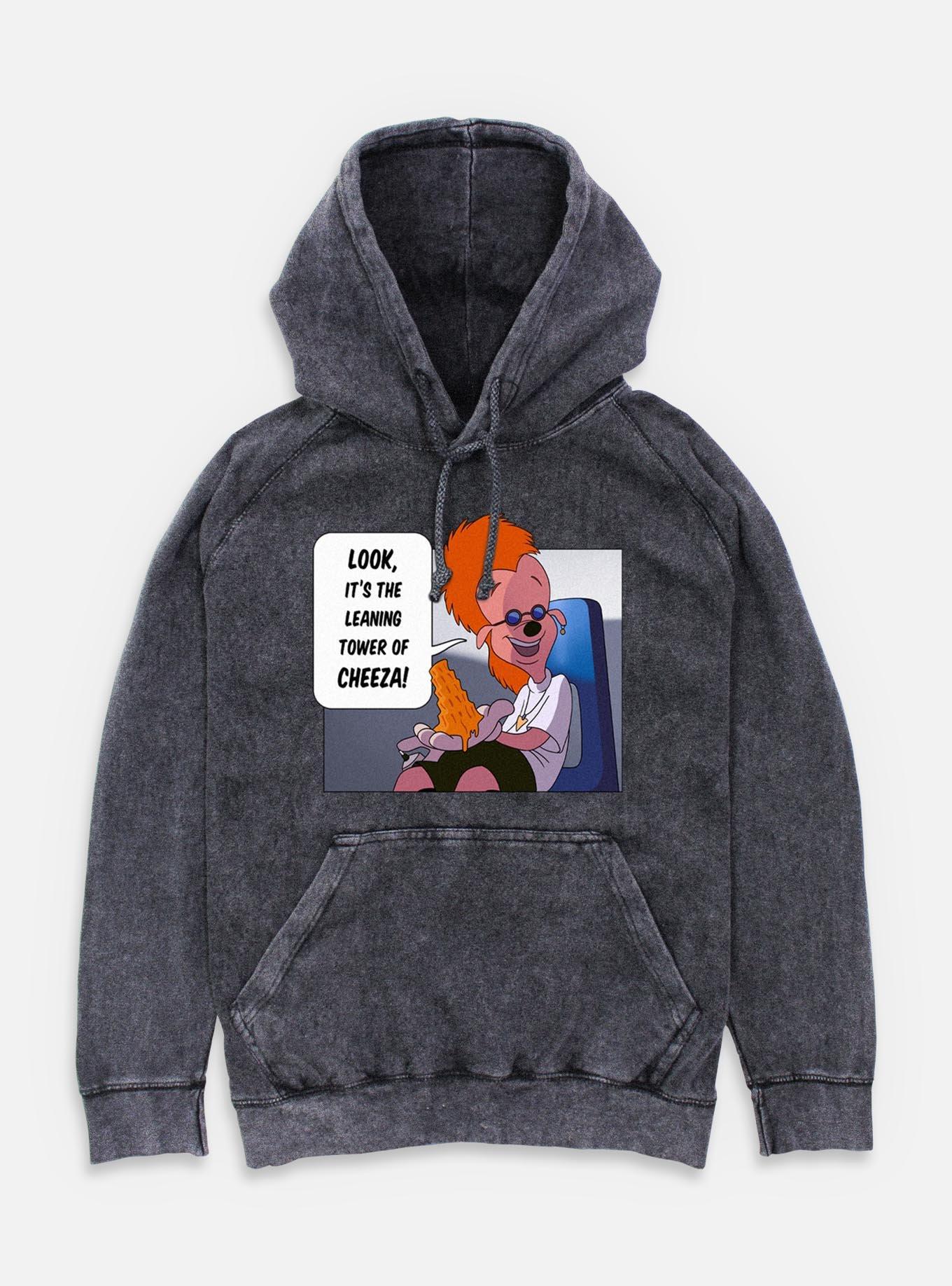 Disney Goofy Tower Of Cheeza Mineral Wash Hoodie, , hi-res