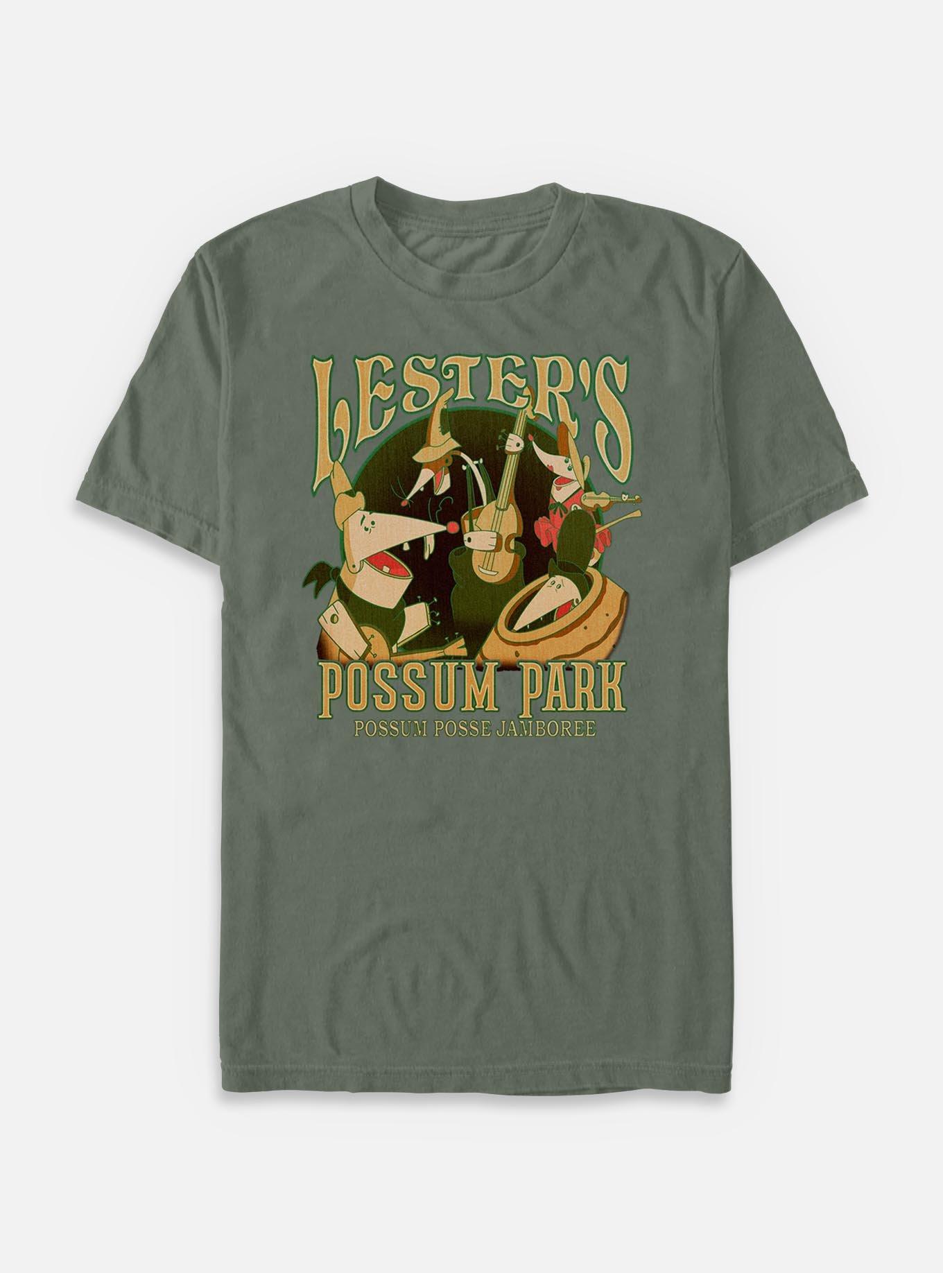 Disney Goofy Lesters Possum Park Garment Dye T-Shirt, SAGE, hi-res