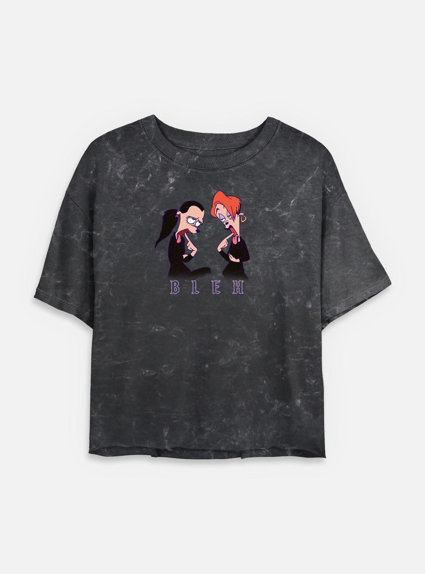 Disney Goofy Bleh Mineral Wash Womens Crop T-Shirt, , hi-res