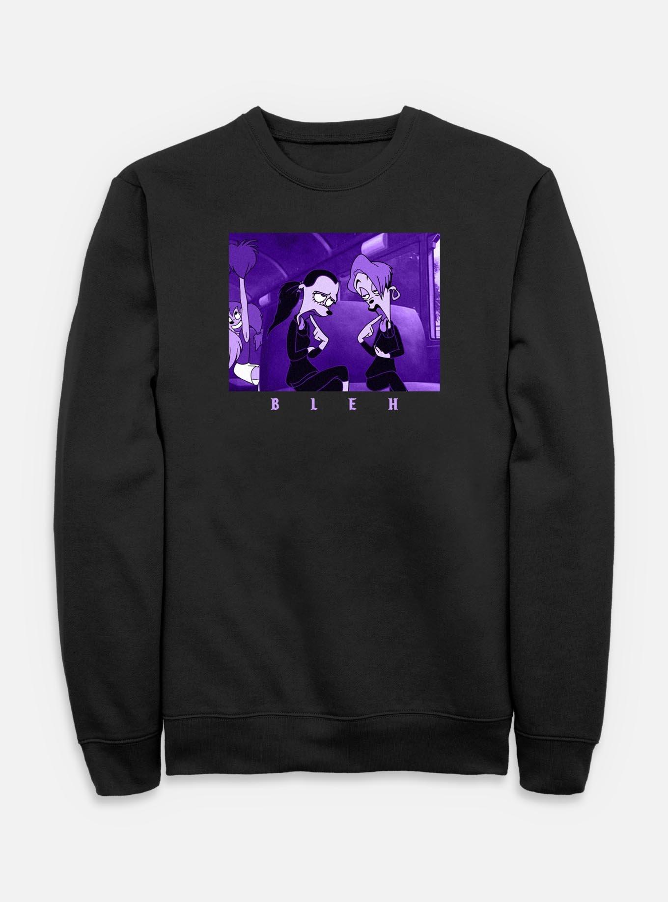 Disney Goofy Bleh Tonal Sweatshirt, BLACK, hi-res