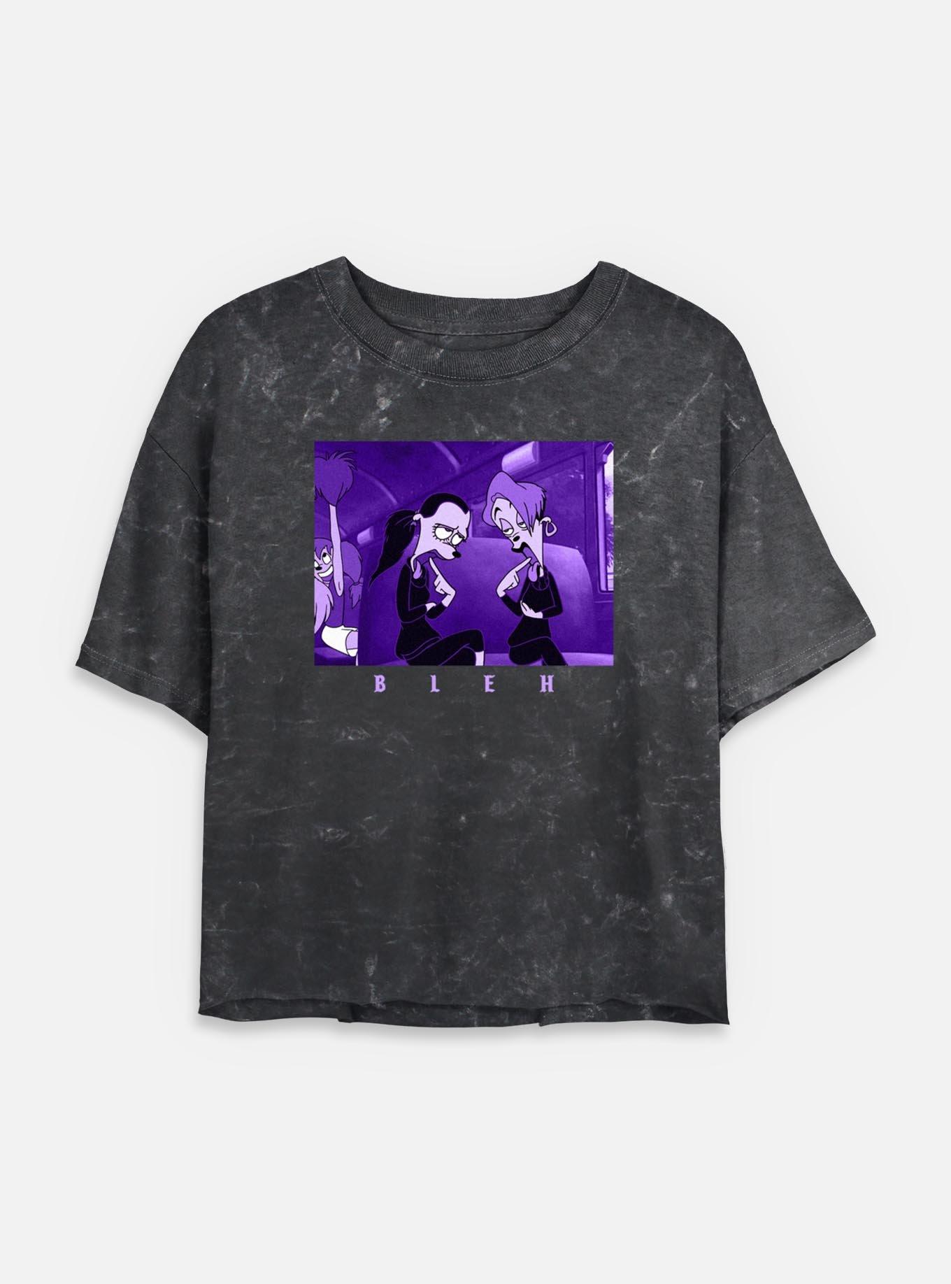 Disney Goofy Bleh Tonal Mineral Wash Womens Crop T-Shirt, , hi-res