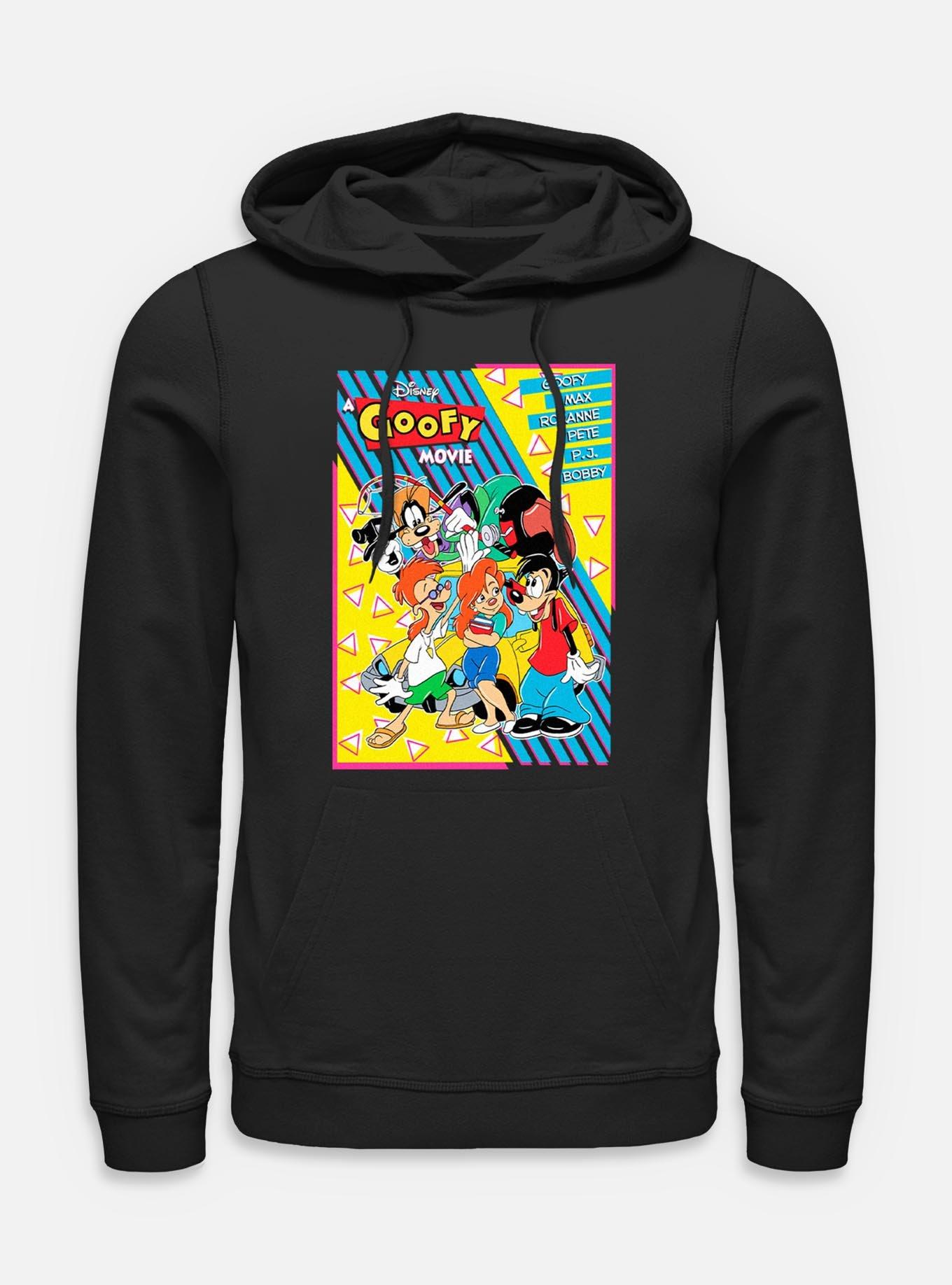 Disney Goofy Retro Group Poster Hoodie, BLACK, hi-res