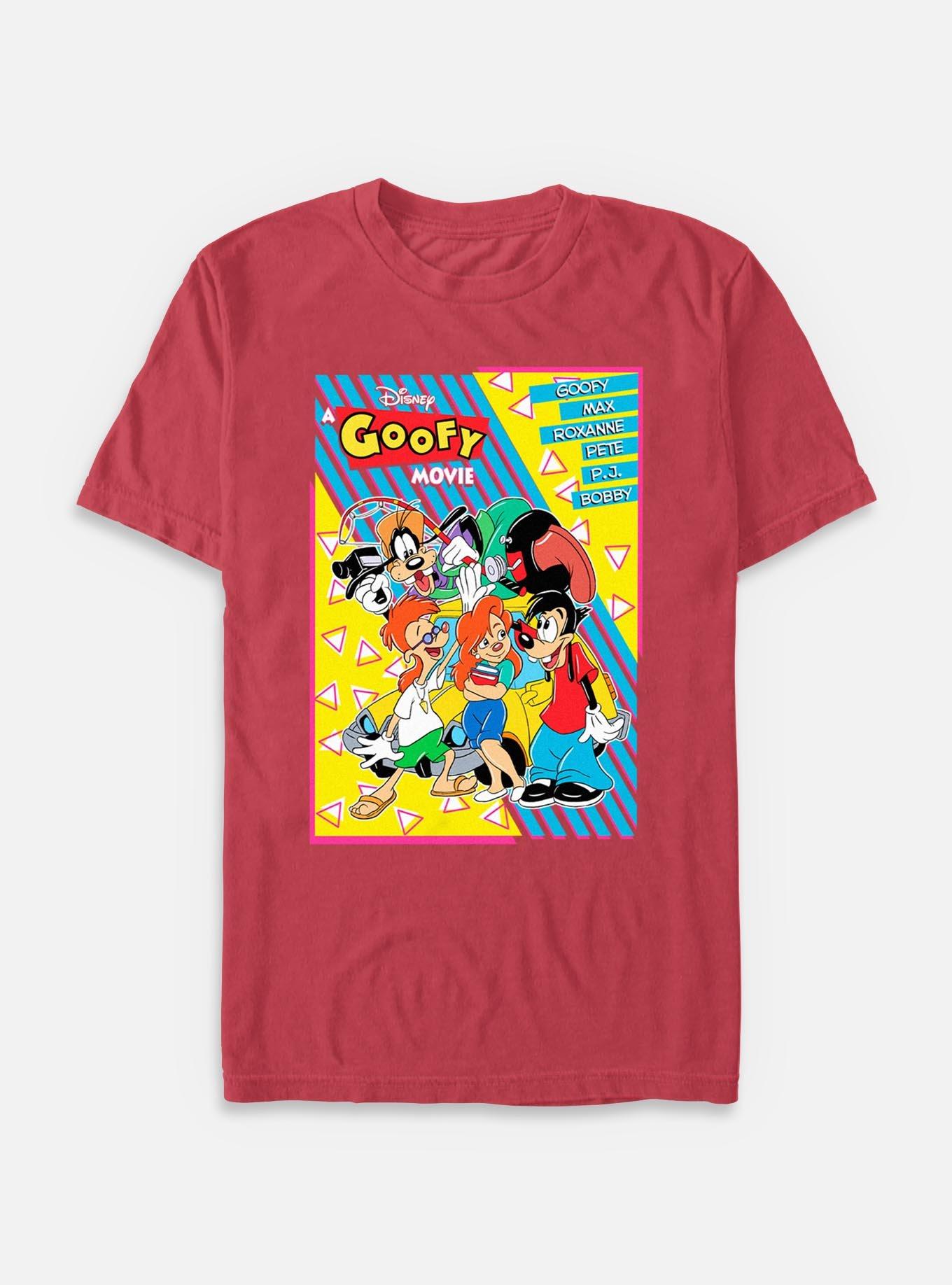 Disney Goofy Retro Group Poster Garment Dye T-Shirt, CHILI, hi-res