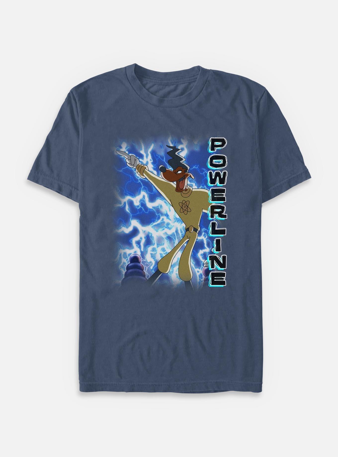 Disney Goofy This Is Power Garment Dye T-Shirt, DENIM, hi-res