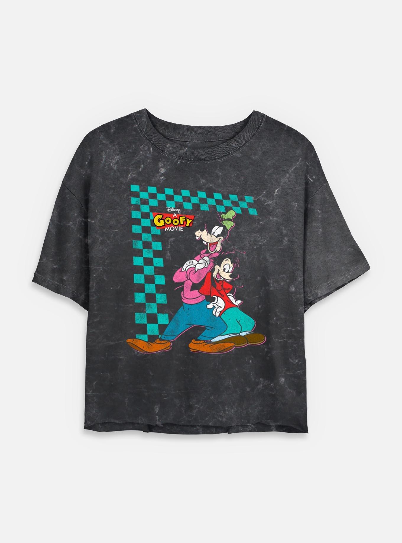 Disney Goofy Goofy And Max Stance Mineral Wash Womens Crop T-Shirt, , hi-res