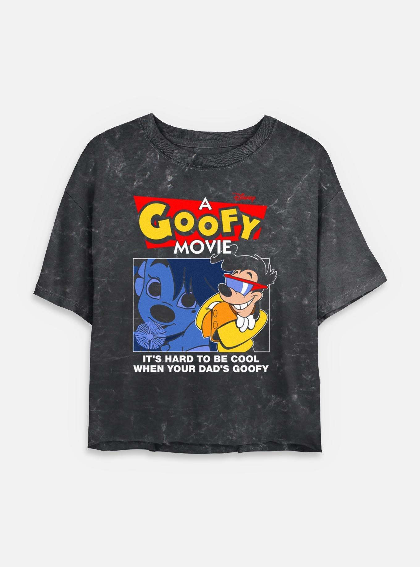 Disney Goofy Goof Ball Mineral Wash Womens Crop T-Shirt, , hi-res
