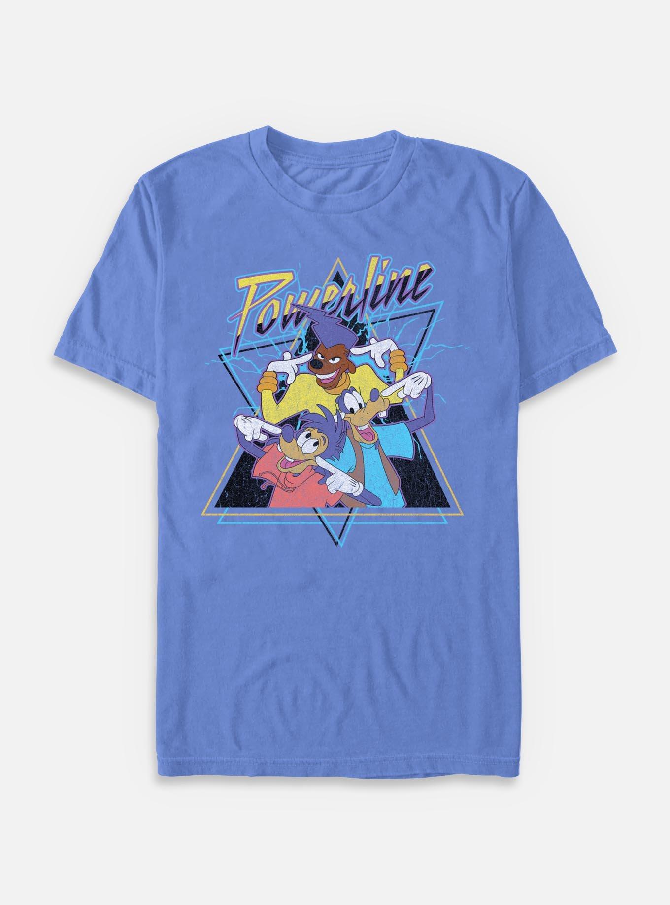 Disney Goofy Powerline Goof GroupGarment Dye T-Shirt, PERIWINKLE, hi-res