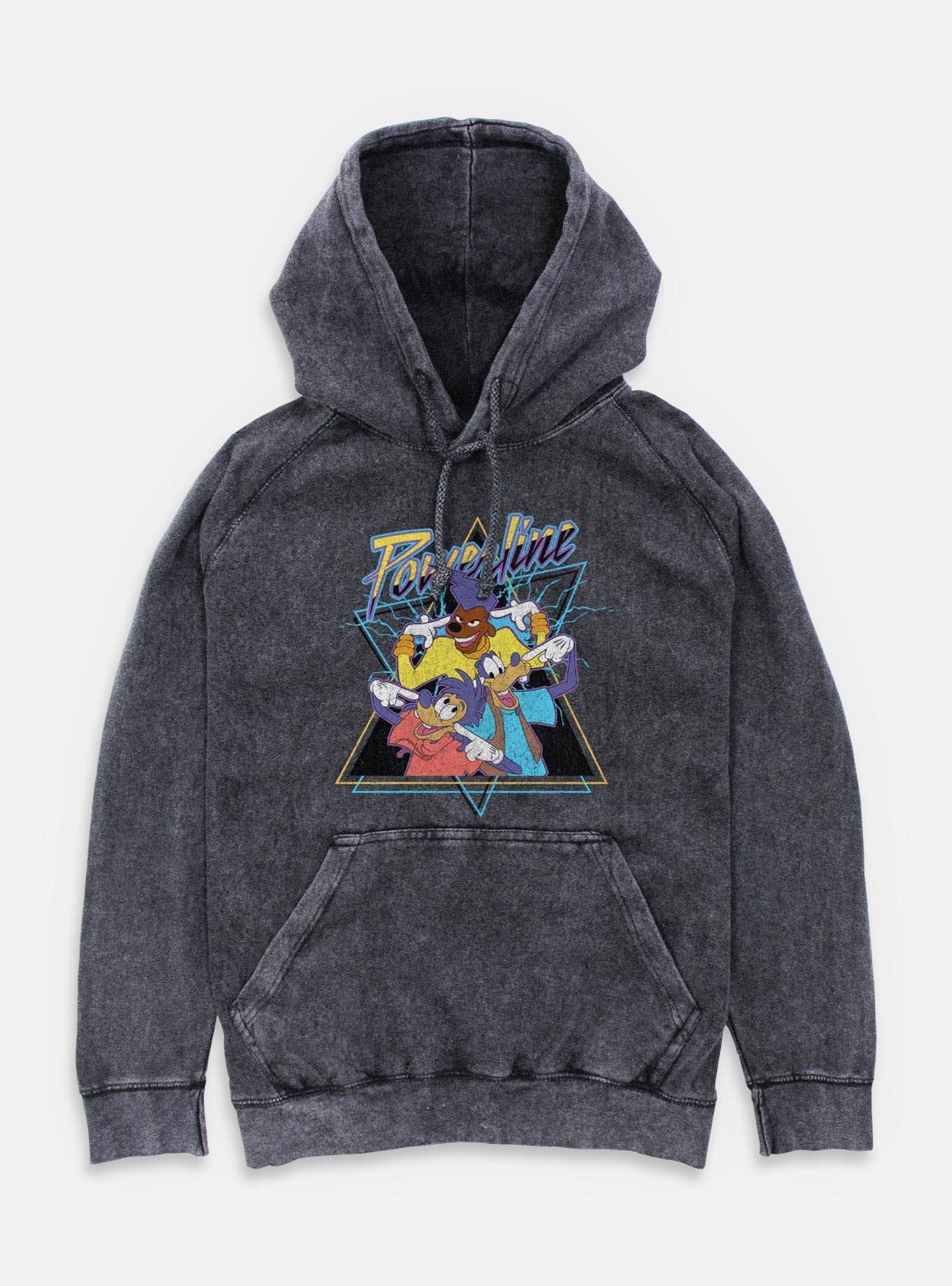 Disney Goofy Powerline Goof GroupMineral Wash Hoodie, , hi-res