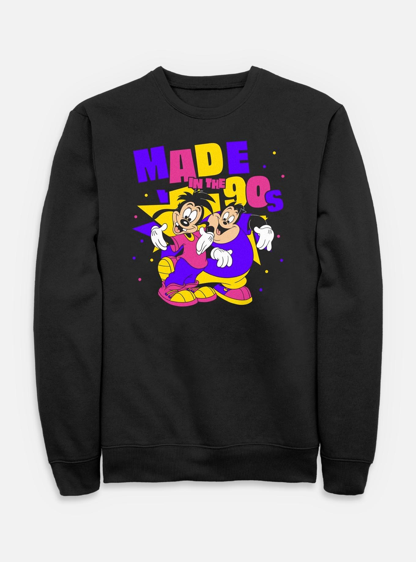 Disney Goofy Made In 90s Sweatshirt, BLACK, hi-res