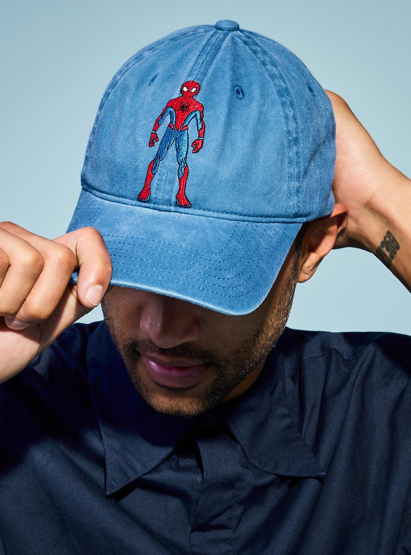 Marvel Spider-Man Embroidered Ball Cap — BoxLunch Exclusive, , hi-res