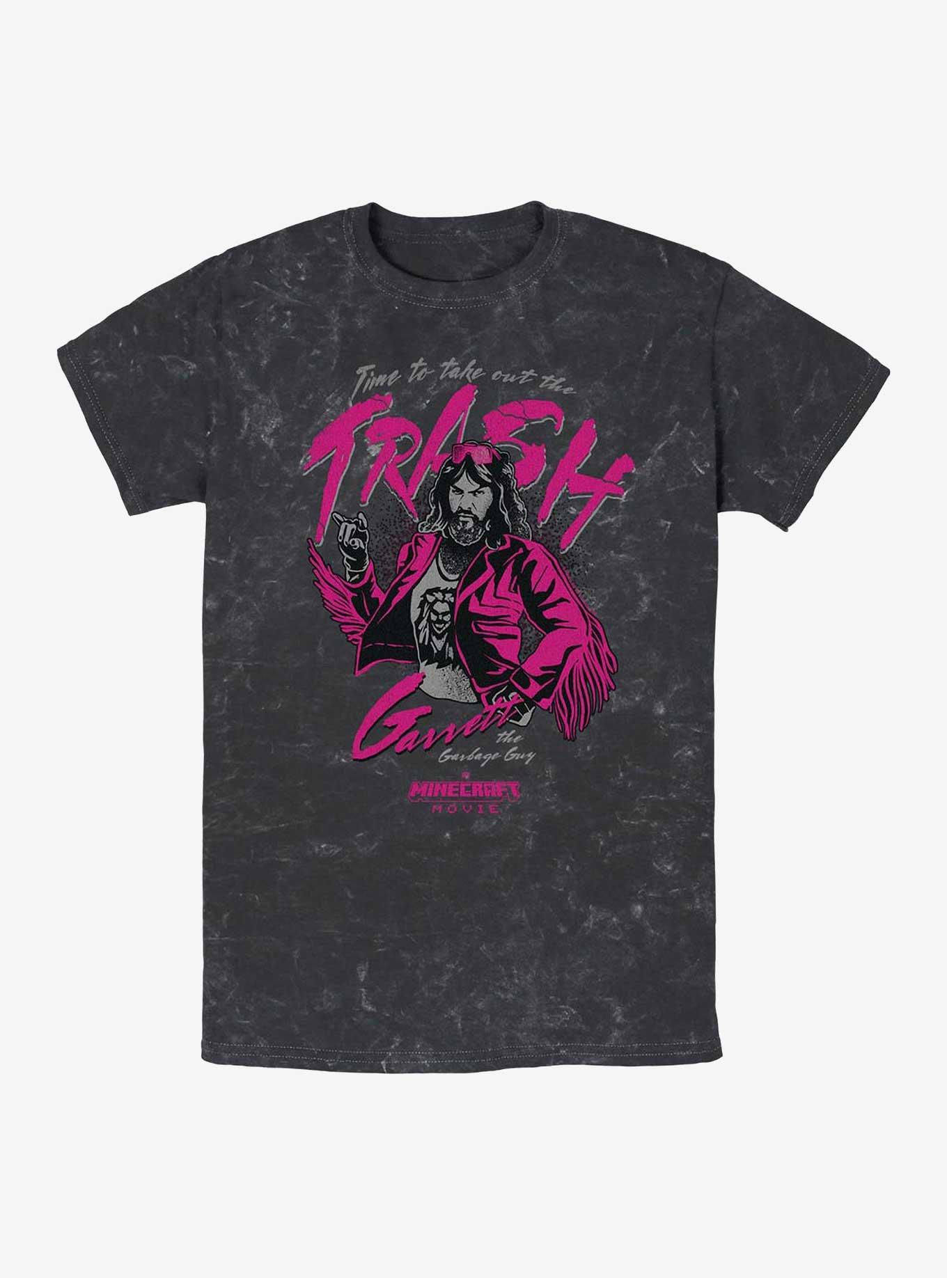 A Minecraft Movie Take Out The Trash Mineral Wash T-Shirt, , hi-res