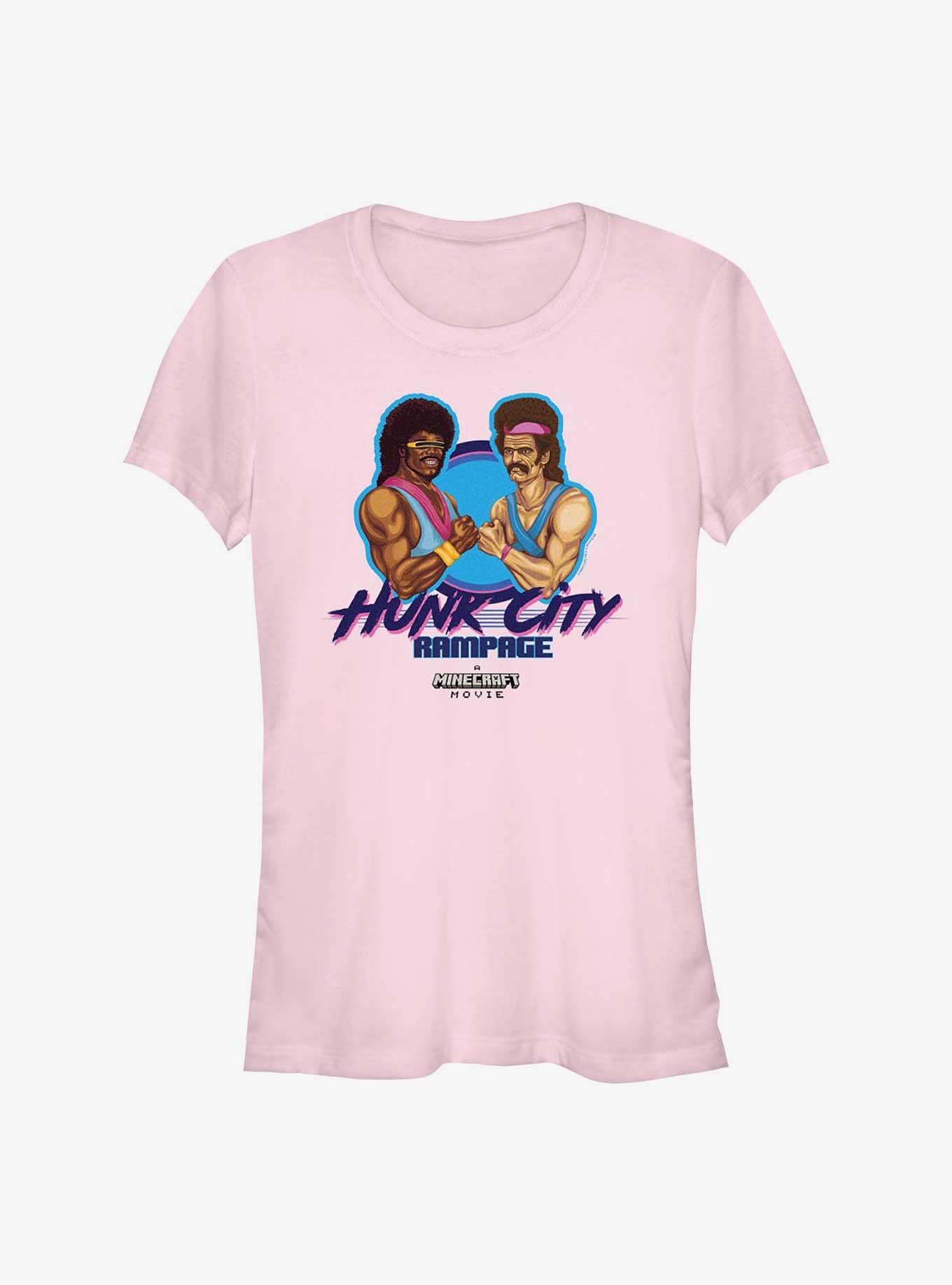 A Minecraft Movie Hunk City Girls T-Shirt, LIGHT PINK, hi-res