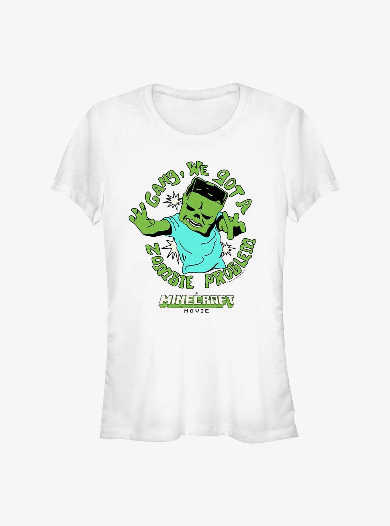 A Minecraft Movie Zombie Problem Girls T-Shirt