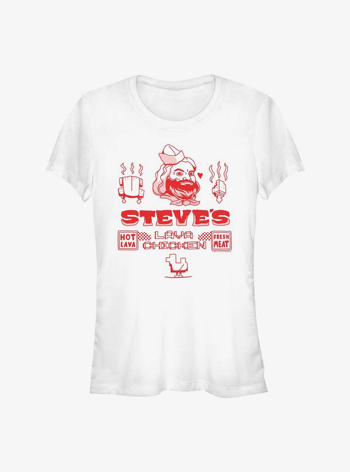 A Minecraft Movie Steves Lava Chicken Girls T-Shirt, , hi-res