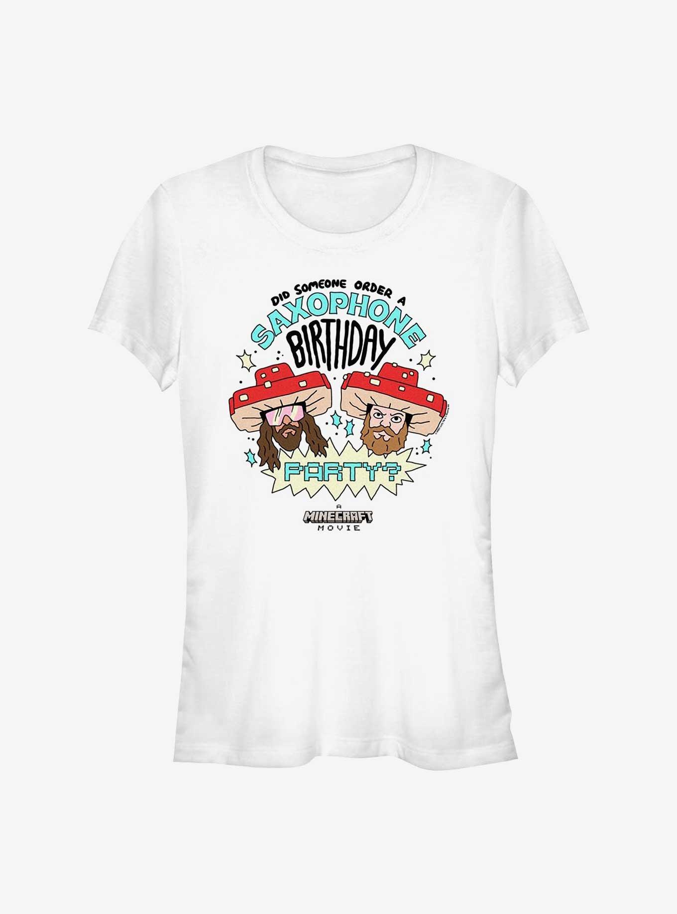 A Minecraft Movie Saxophone Birthday Girls T-Shirt, , hi-res