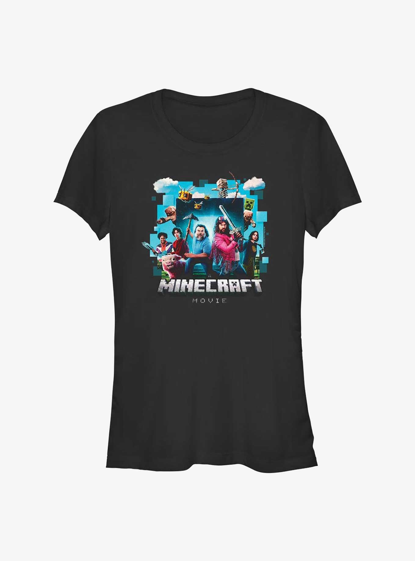 A Minecraft Movie Adventure Gang Girls T-Shirt, , hi-res