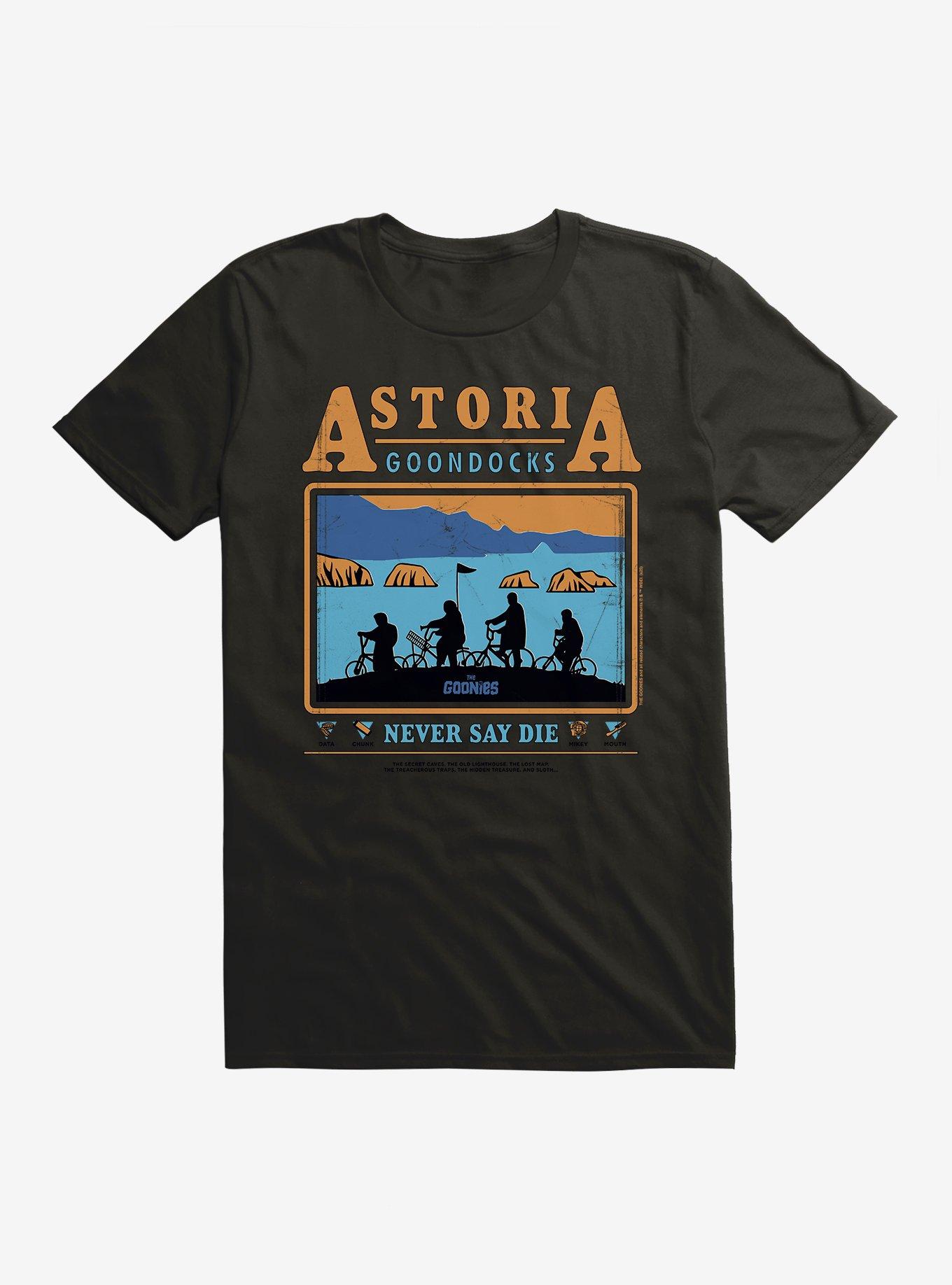 The Goonies Astoria Goondocks T-Shirt, BLACK, hi-res