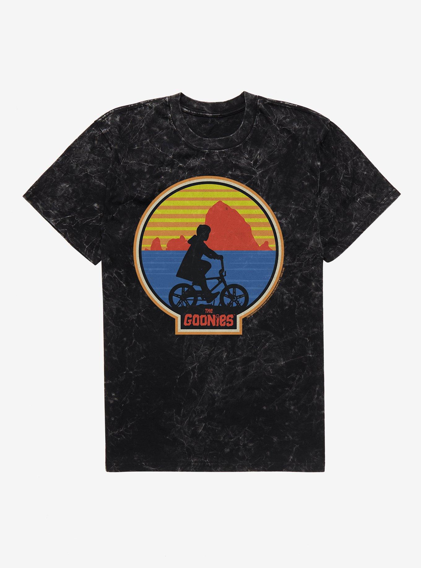 The Goonies Mikey Silhouette Sunset Mineral Wash T-Shirt, , hi-res