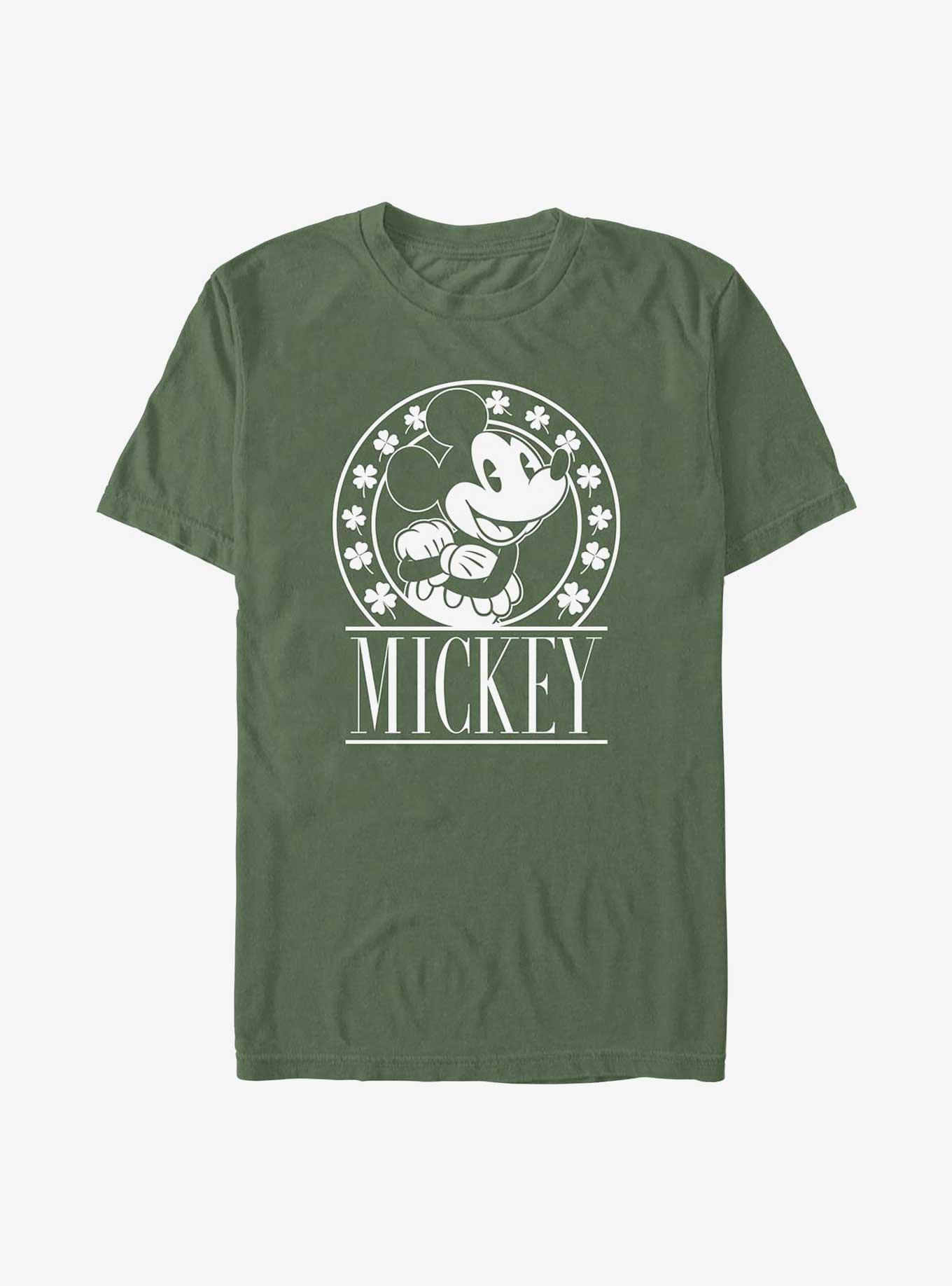 Disney Mickey Mouse Lucky Mickey Clover Circle , MOSS, hi-res