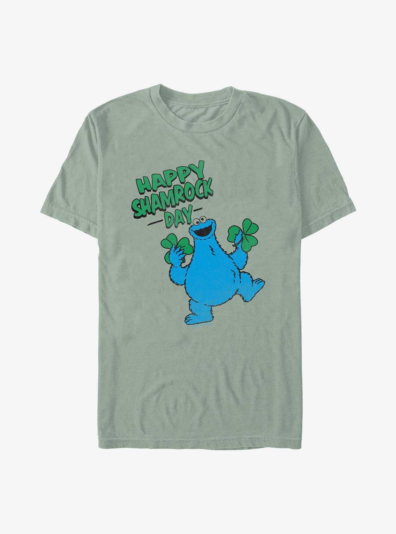 Sesame Street Cookie Monster Happy Shamrock Day , , hi-res