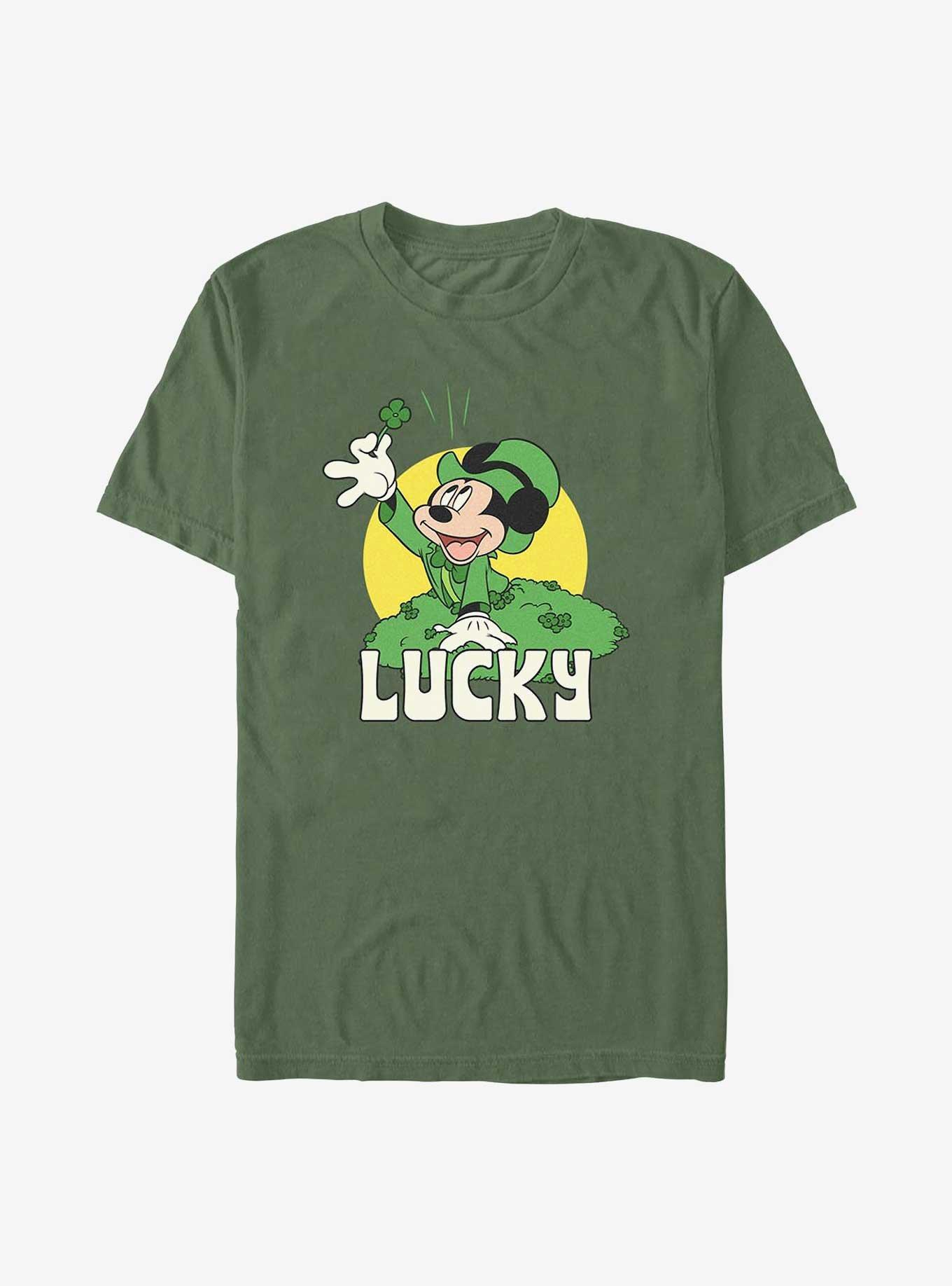 Disney Mickey Mouse Lucky Four Leave Clover , MOSS, hi-res