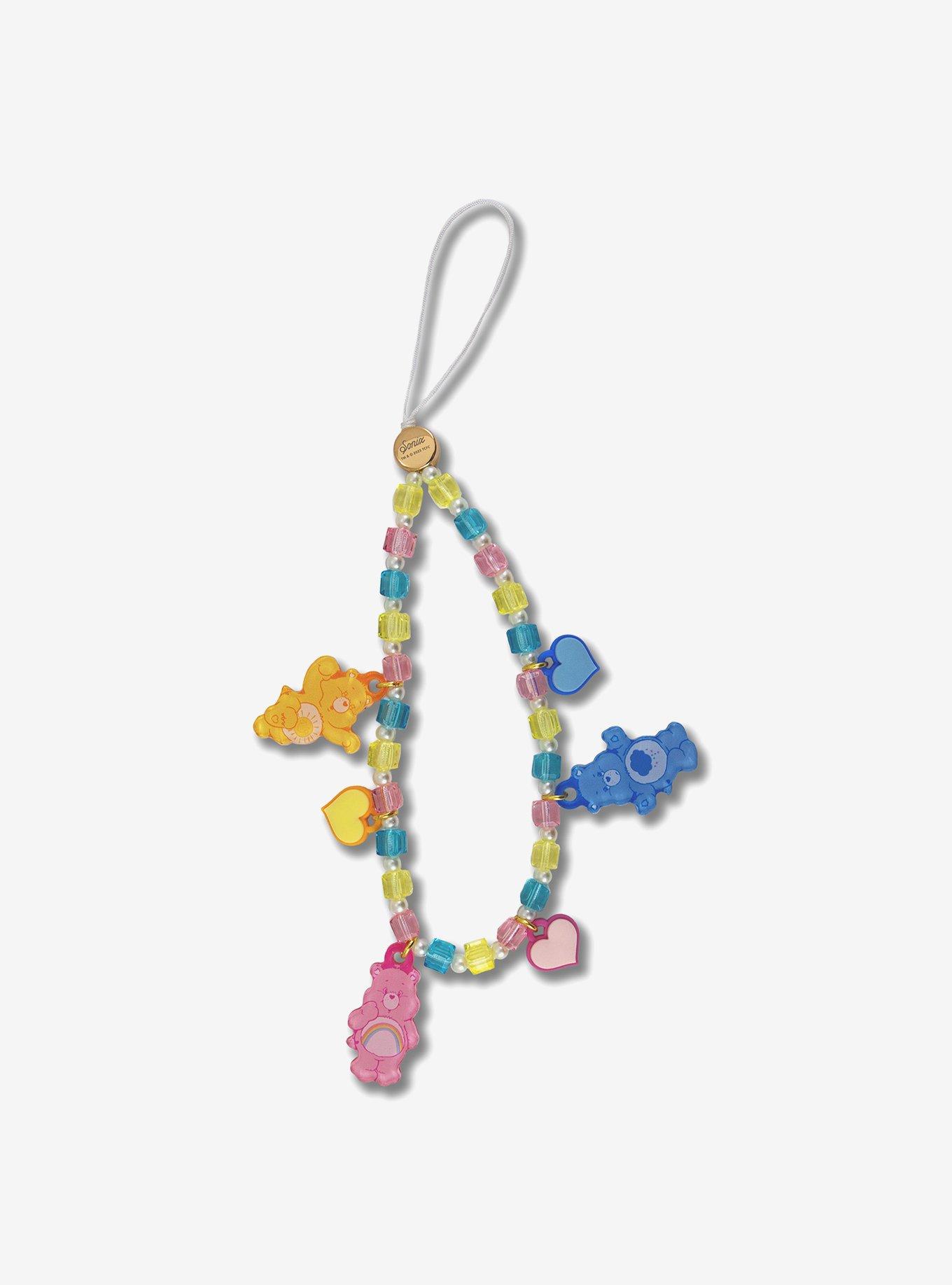 Care Bears x Sonix Pastel Beaded Phone Charm, , hi-res