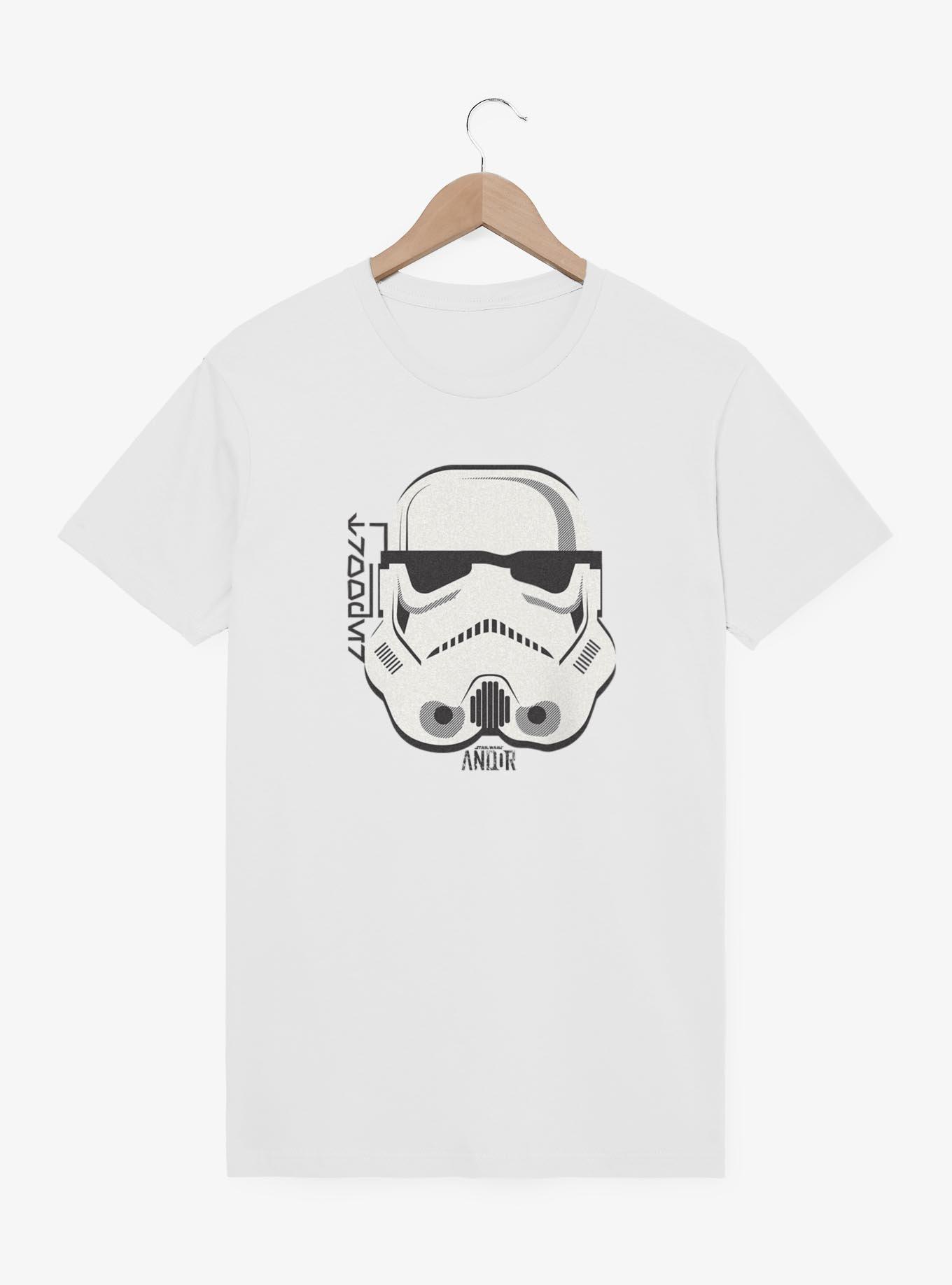 Star Wars: Andor Helmet Stormtrooper T-Shirt, WHITE, hi-res