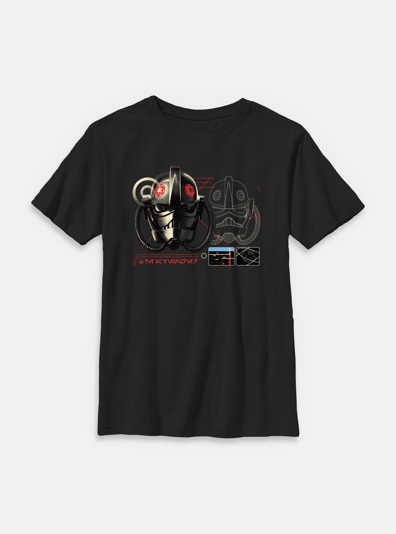 Star Wars: Andor Helmet Schematics Youth T-Shirt, , hi-res