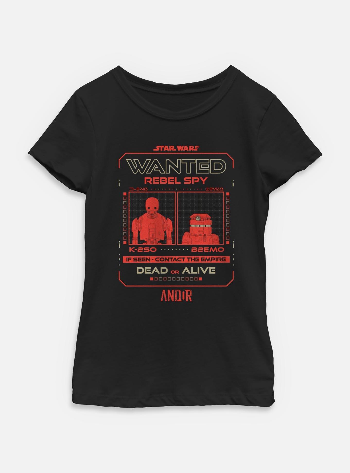 Star Wars: Andor Wanted Spy Youth Girls T-Shirt, , hi-res
