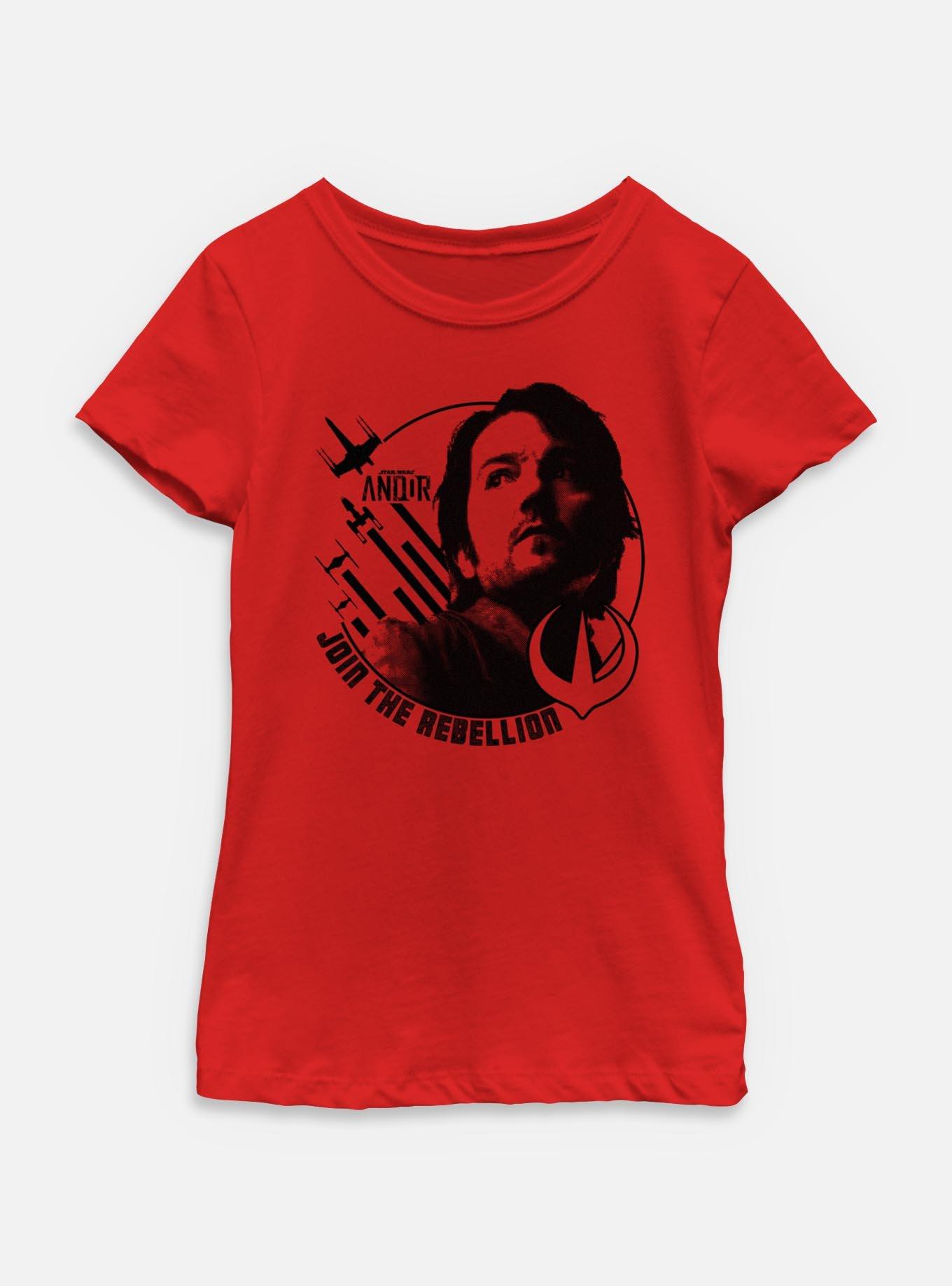 Star Wars: Andor Join The Rebelion Stamp Youth Girls T-Shirt, , hi-res