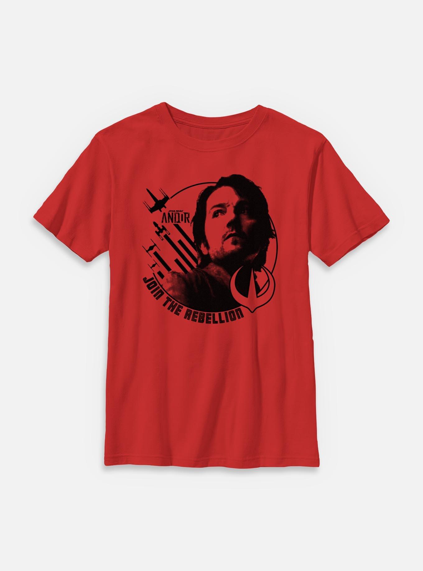 Star Wars: Andor Join The Rebelion Stamp Youth T-Shirt, , hi-res