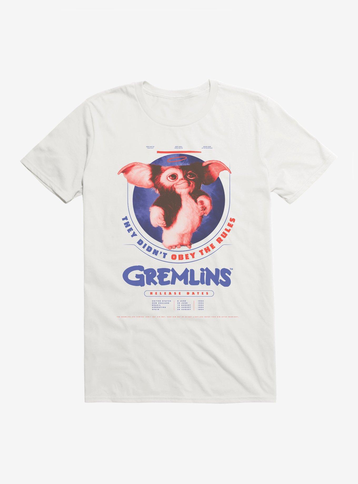 Gremlins Movie Poster T-Shirt, WHITE, hi-res