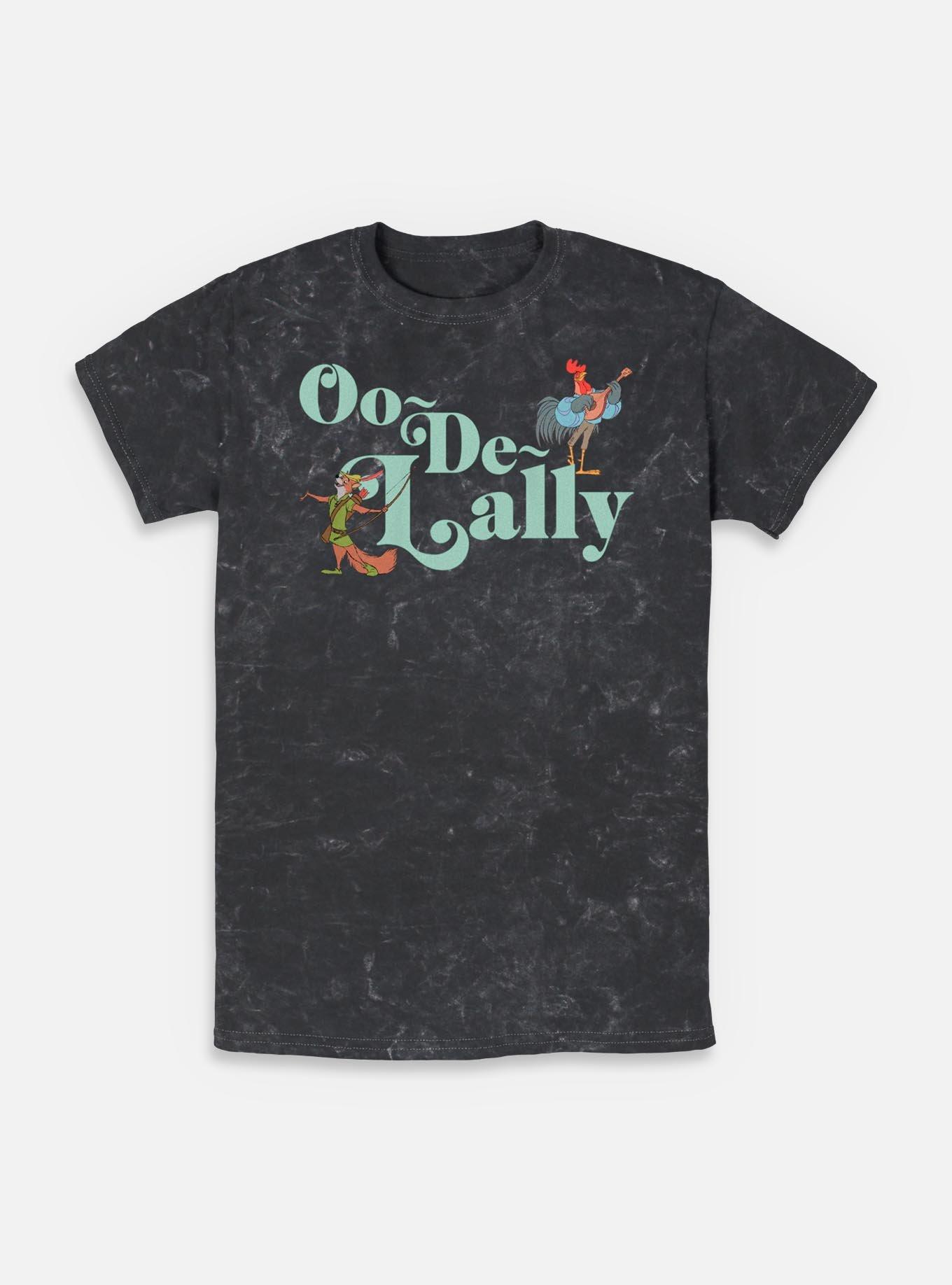 Disney Robin Hood Oo De Lally Mineral Wash T-Shirt, BLACK, hi-res