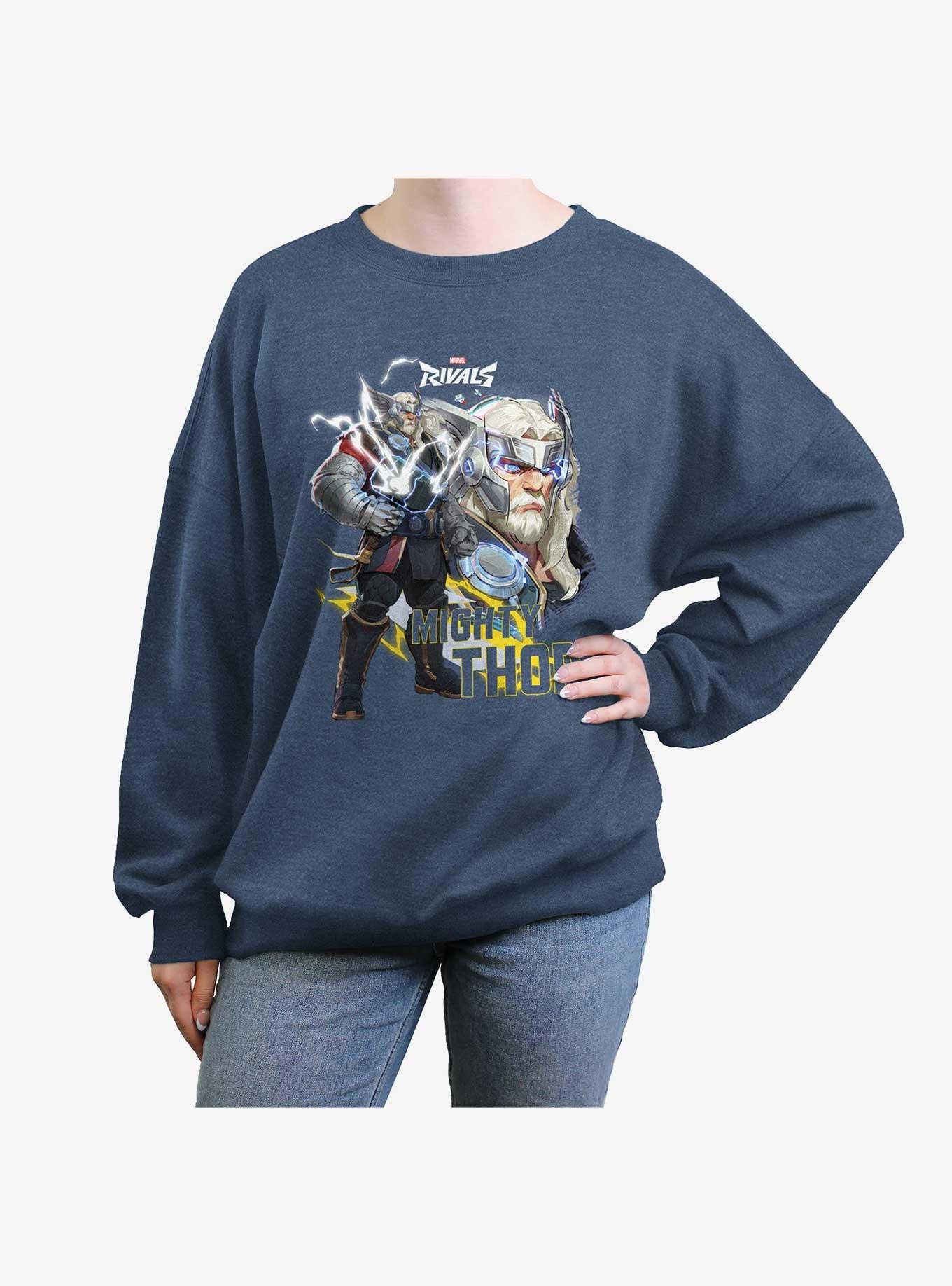 Marvel Rivals Mighty Thor Girls Oversized Sweatshirt, , hi-res