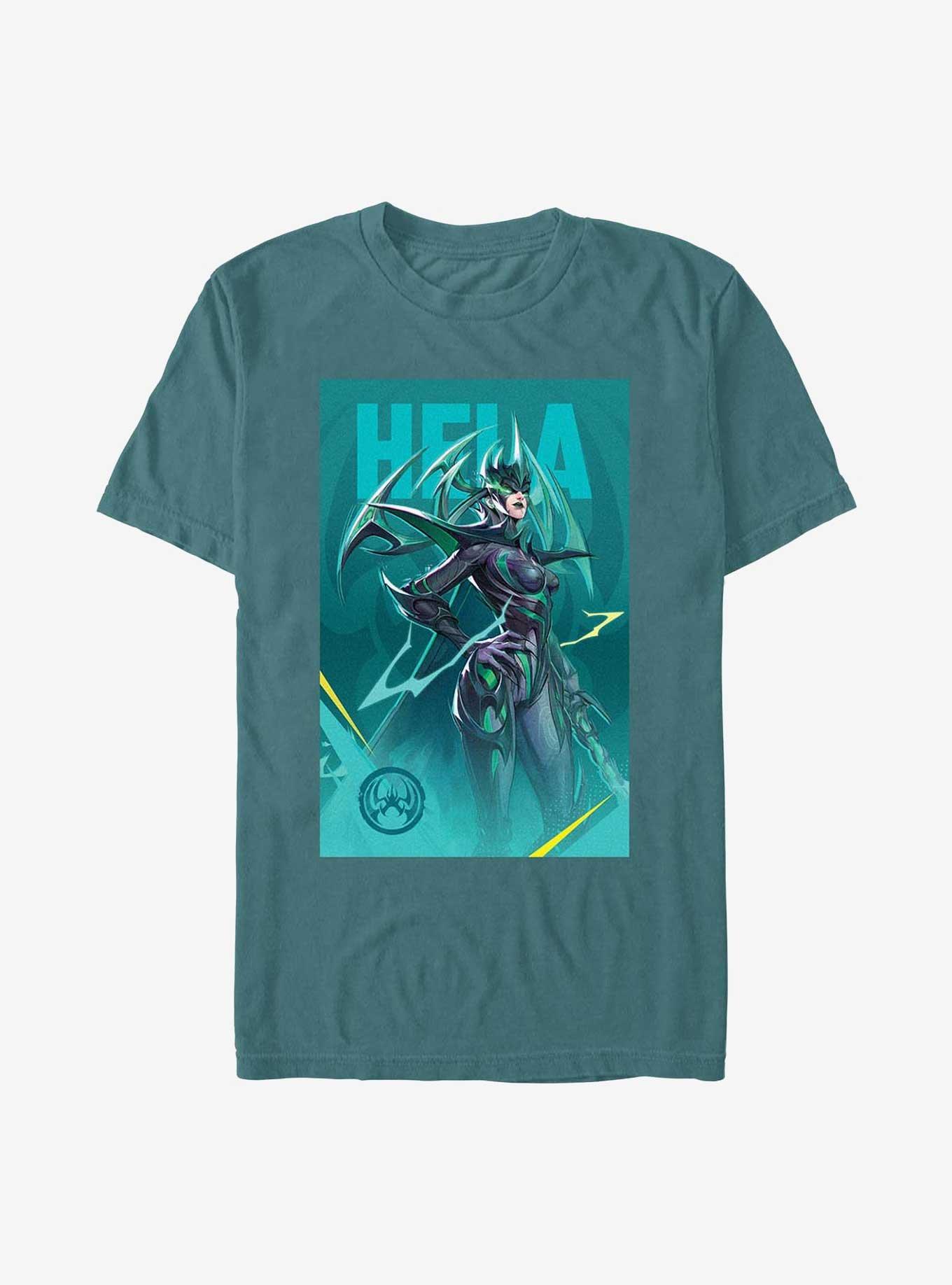 Marvel Rivals Hela Pose Garment Dye T-Shirt, , hi-res