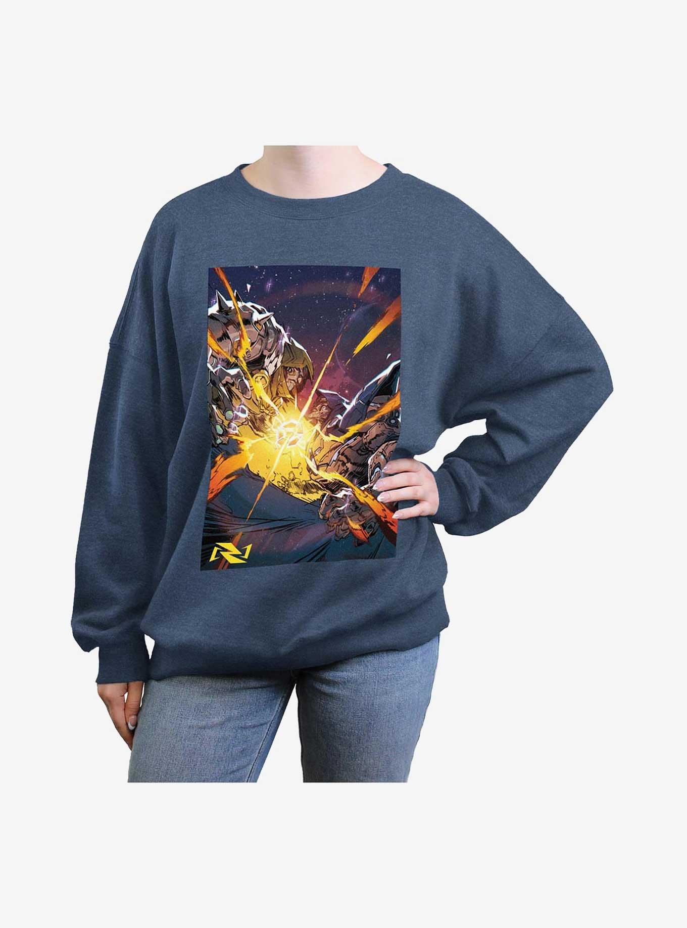 Final Fight Girls Oversized Sweatshirt, , hi-res