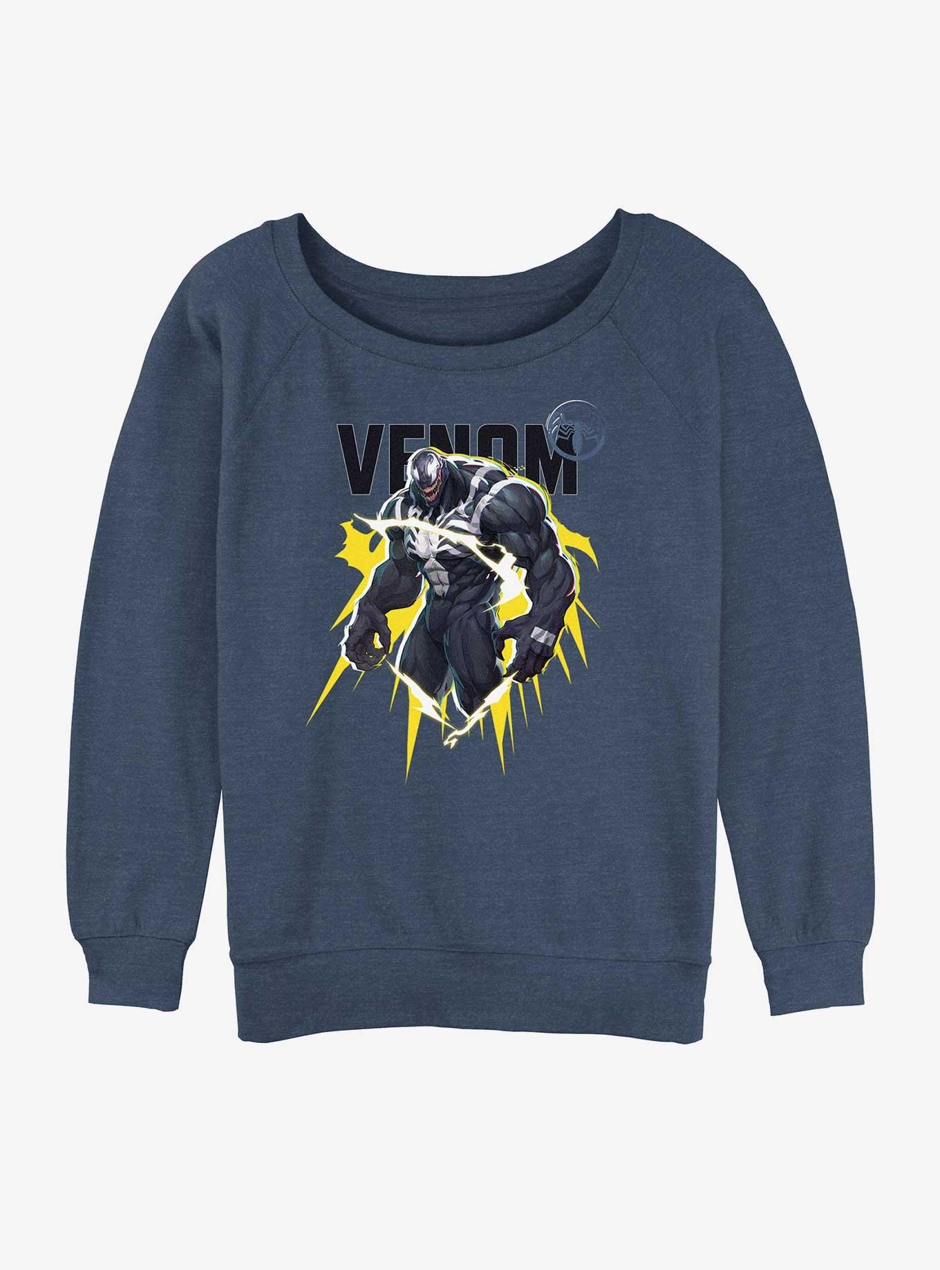 Venom Energy Girls Slouchy Sweatshirt, BLUEHTR, hi-res