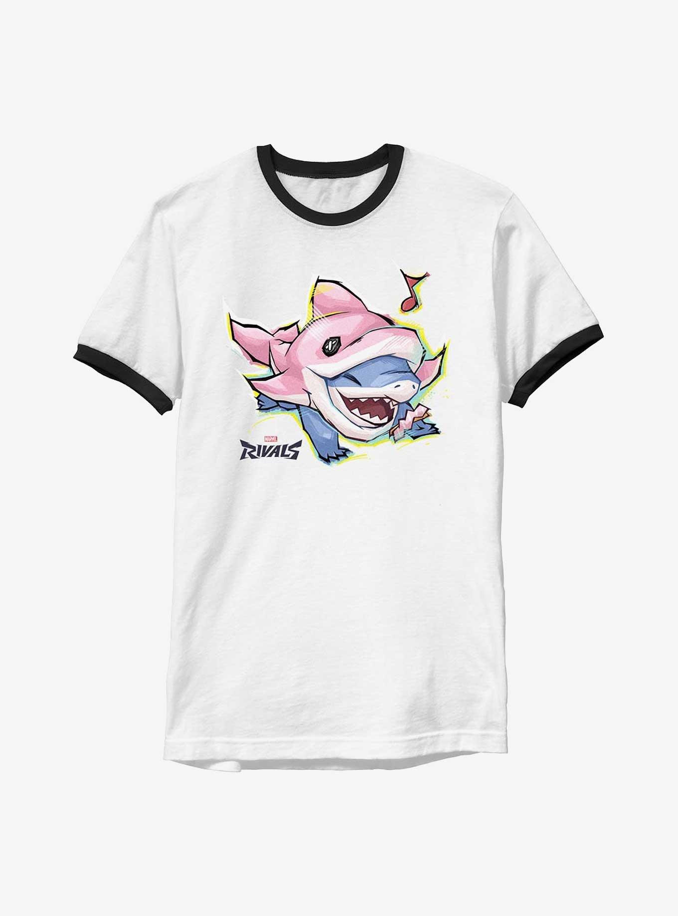 Happy Jeff Ringer T-Shirt, WHTBLK, hi-res