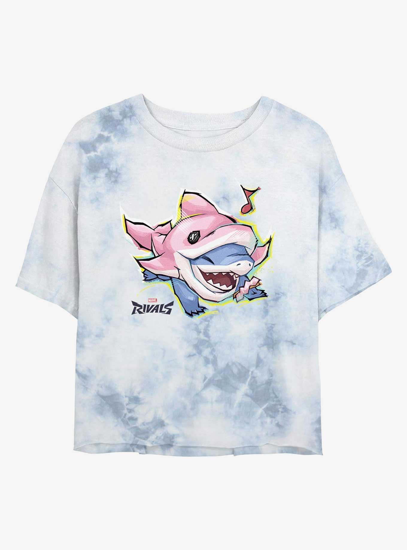 Happy Jeff Tie-Dye Girls Crop T-Shirt, , hi-res
