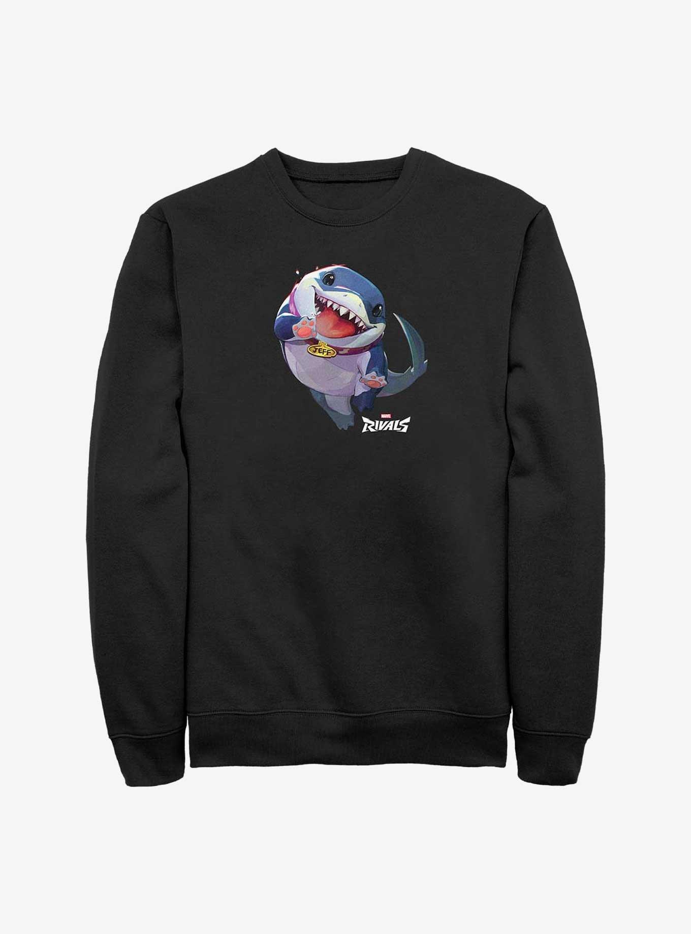 Marvel Rivals Jeff The Shark Sweatshirt, BLACK, hi-res