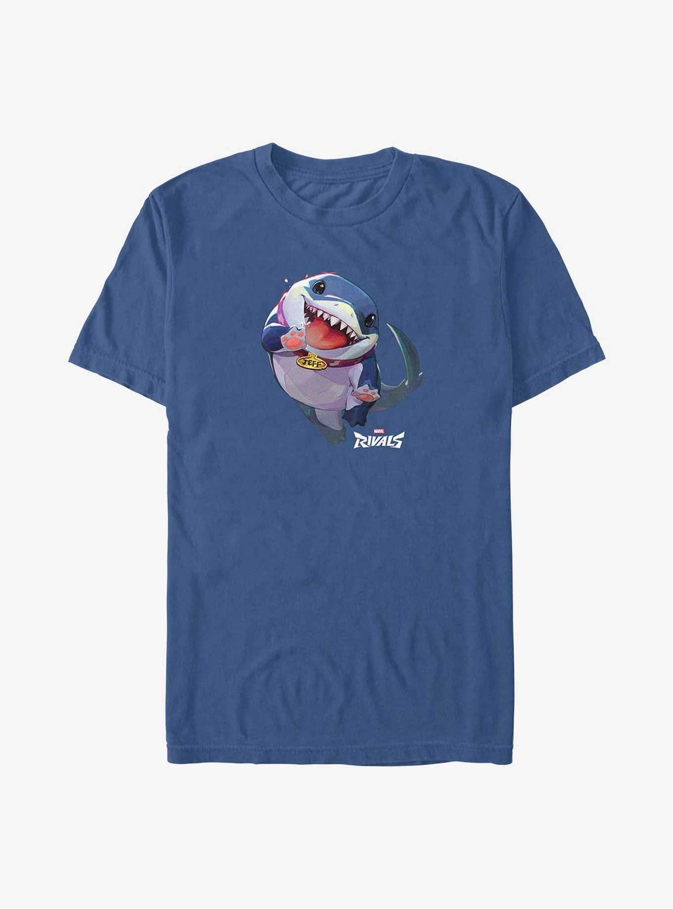 Marvel Rivals Jeff The Shark Garment Dye T-Shirt, , hi-res