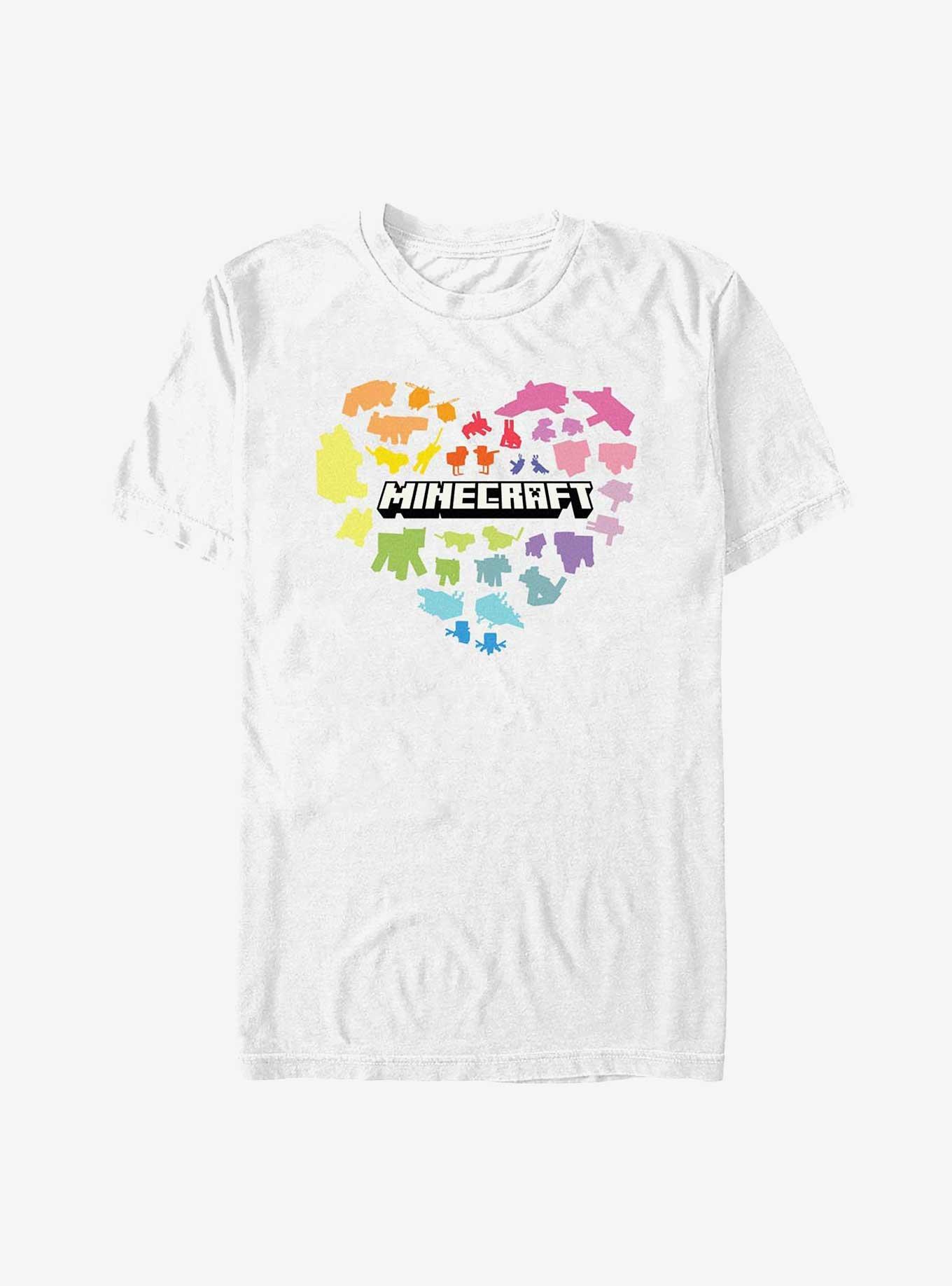 Minecraft Colorful Heart T-Shirt, , hi-res