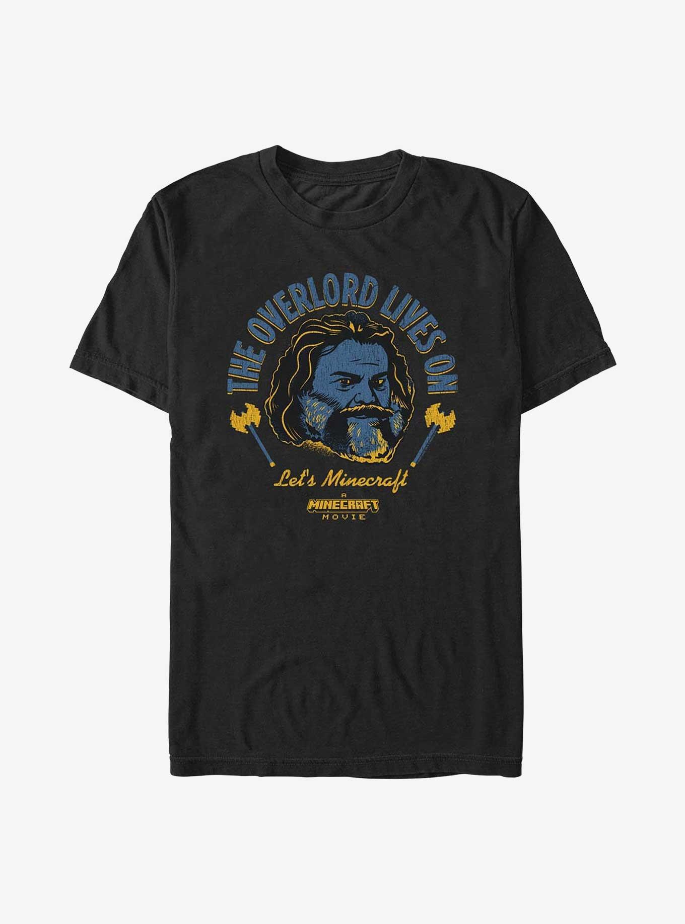 A Minecraft Movie The Overlord Lives On T-Shirt, BLACK, hi-res