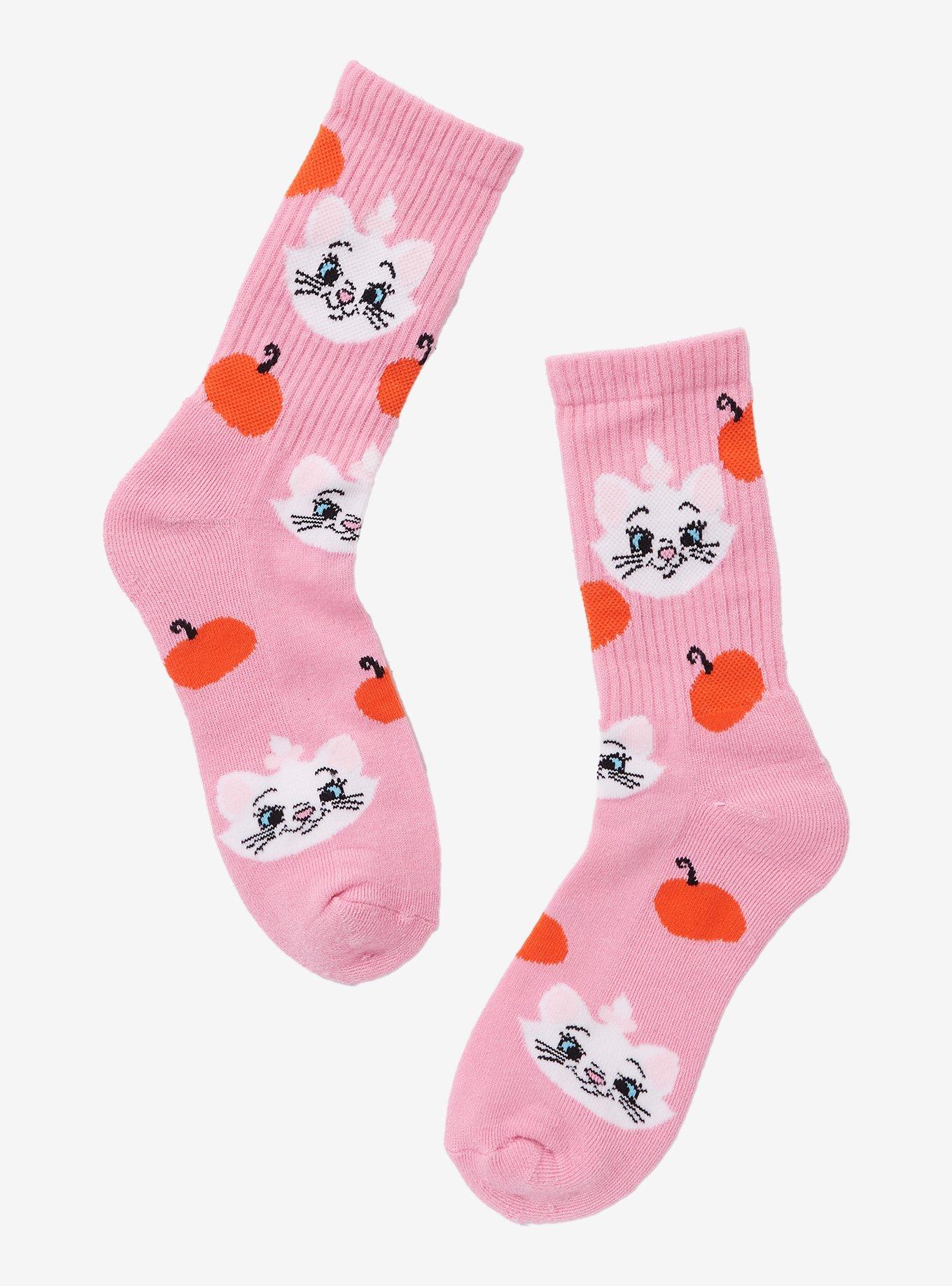Disney The Aristocats Marie Pumpkins Allover Print Crew