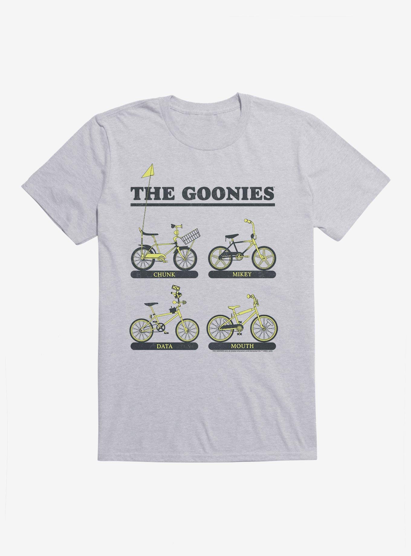 The Goonies Neon Bicycles T-Shirt, HEATHER GREY, hi-res