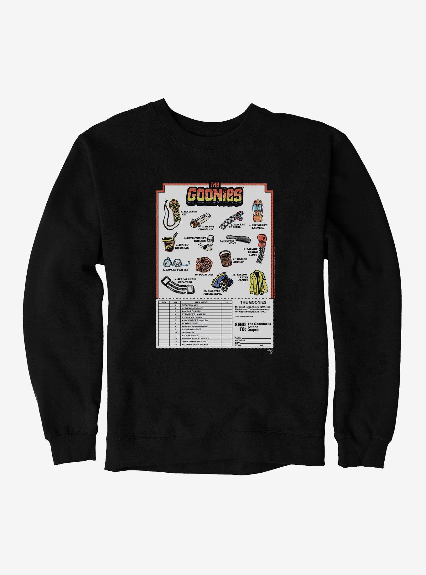 The Goonies Accessories Mail Away Order Form Sweatshirt, , hi-res