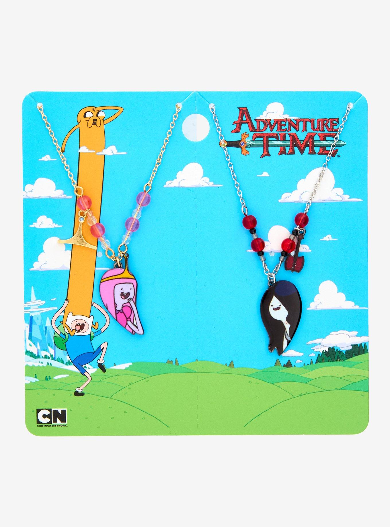 Adventure Time Princess Bubblegum Marceline Necklace Set BoxLunch Exclusive 7$