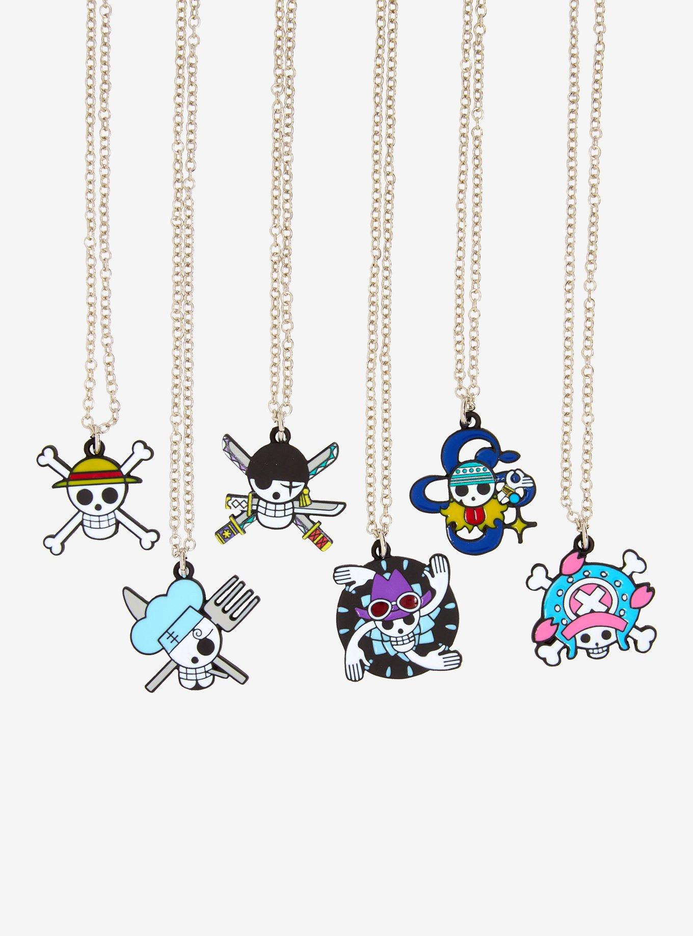 One Piece Character Jolly Rogers Blind Box Necklace - BoxLunch Exclusive, , hi-res